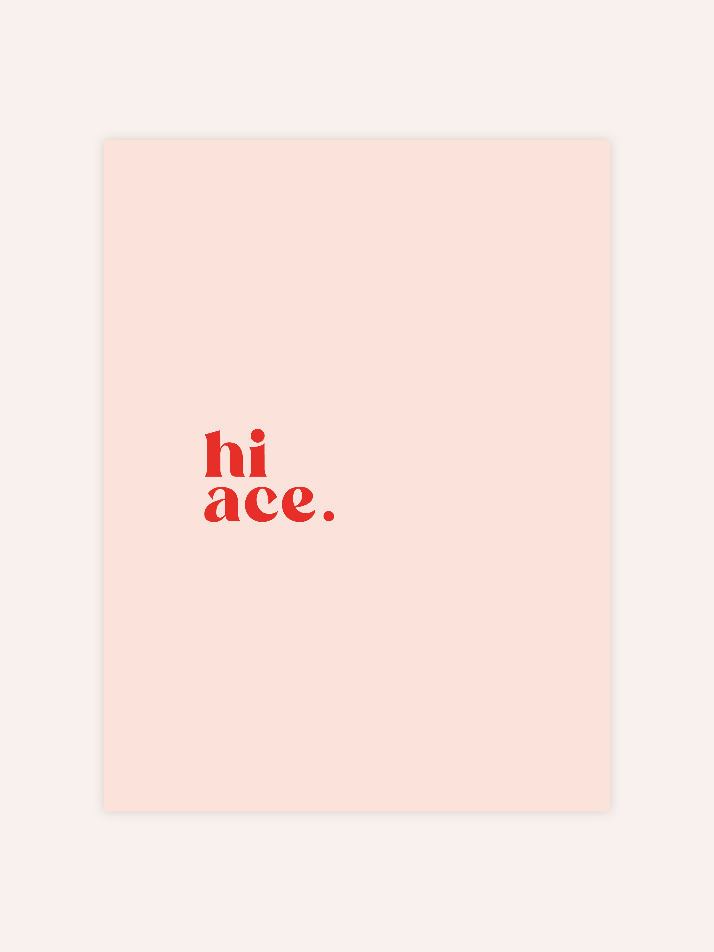 Hi Ace Poster