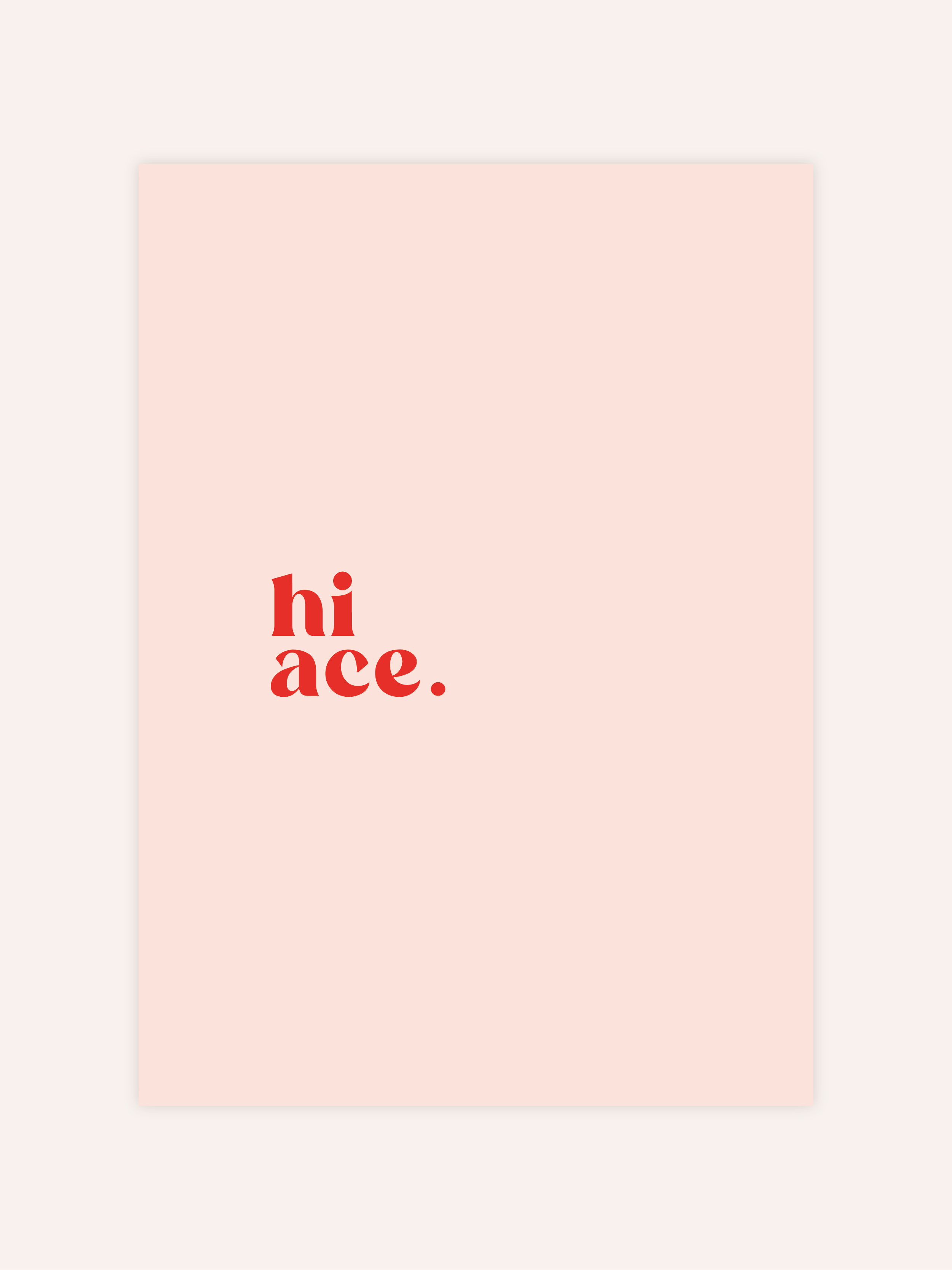 Hi Ace Poster