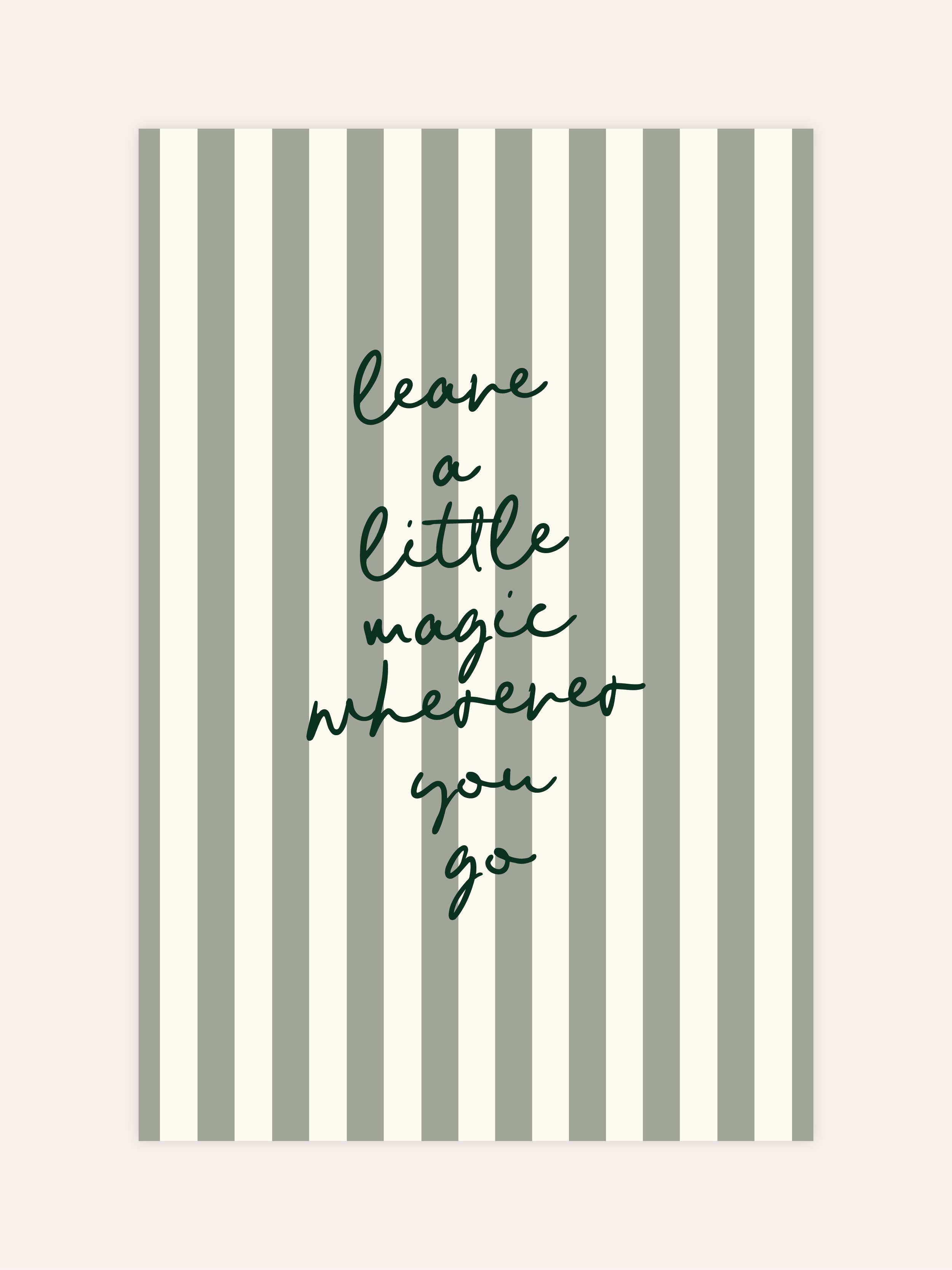 Leave A Little Magic Poster