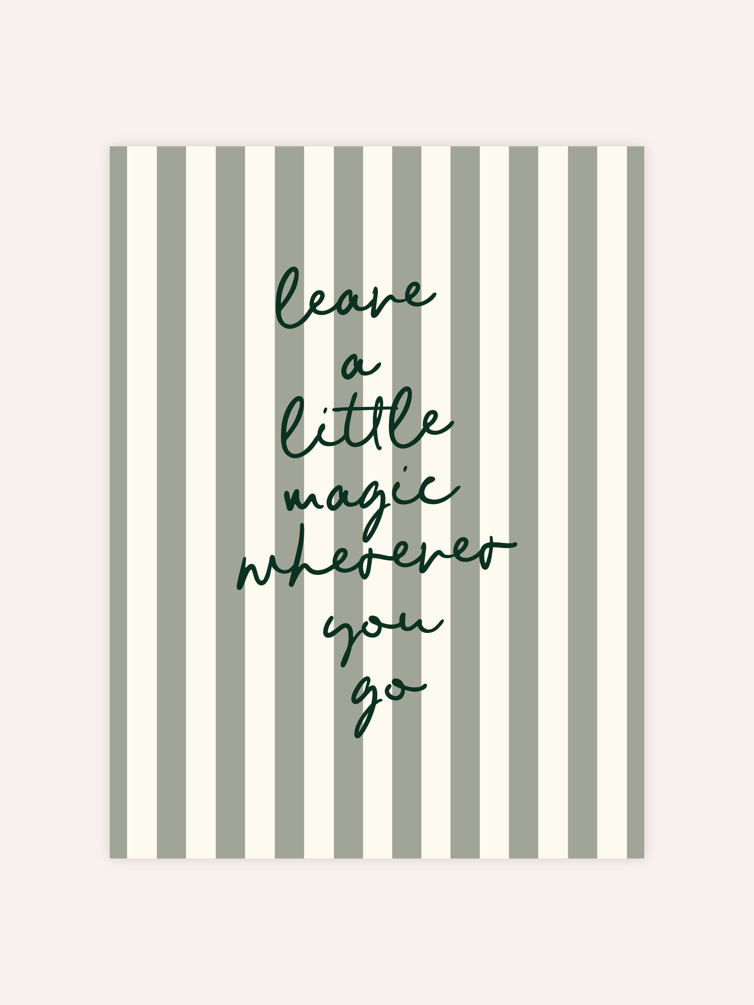 Leave A Little Magic Poster