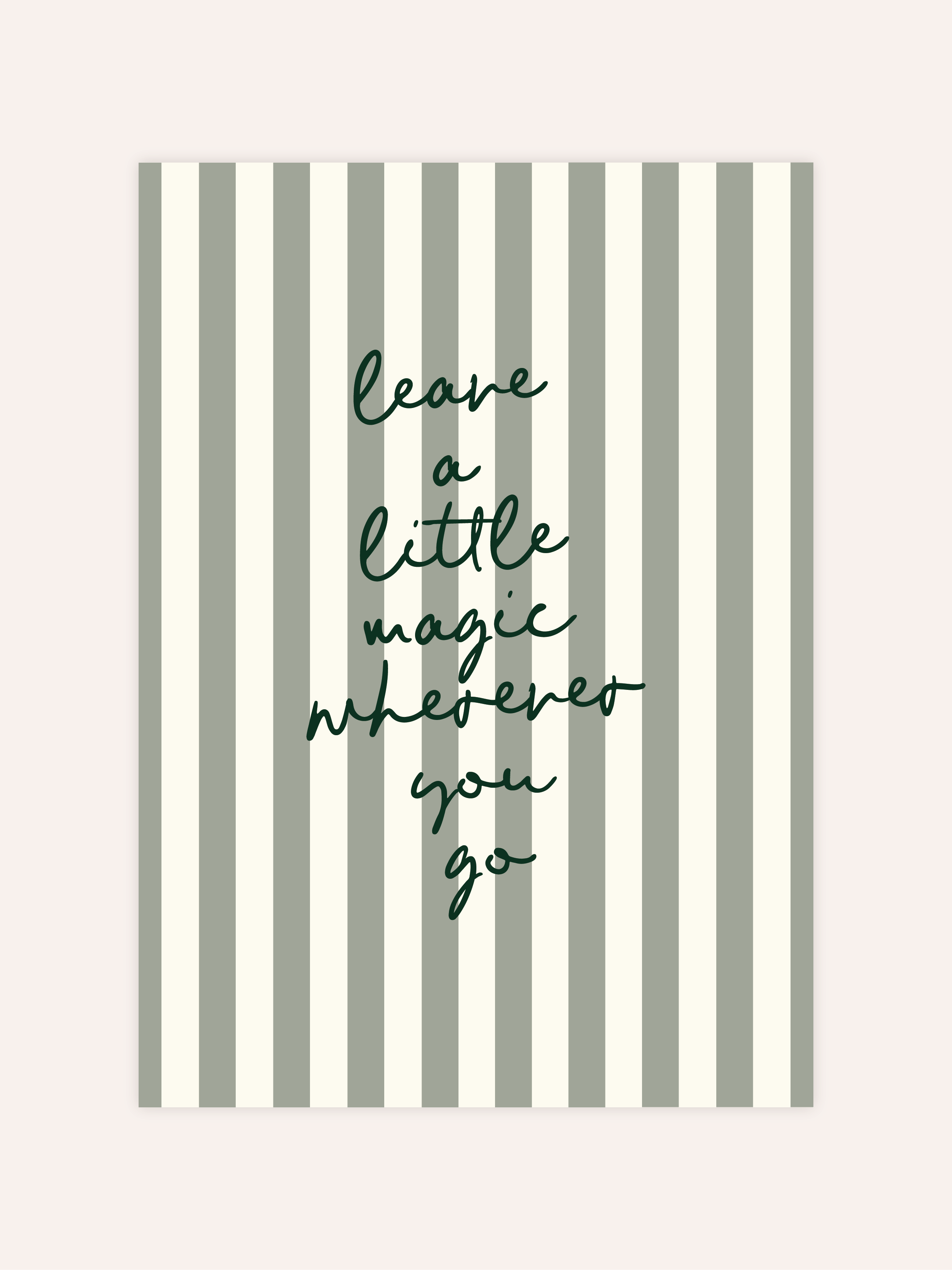 Leave A Little Magic Poster