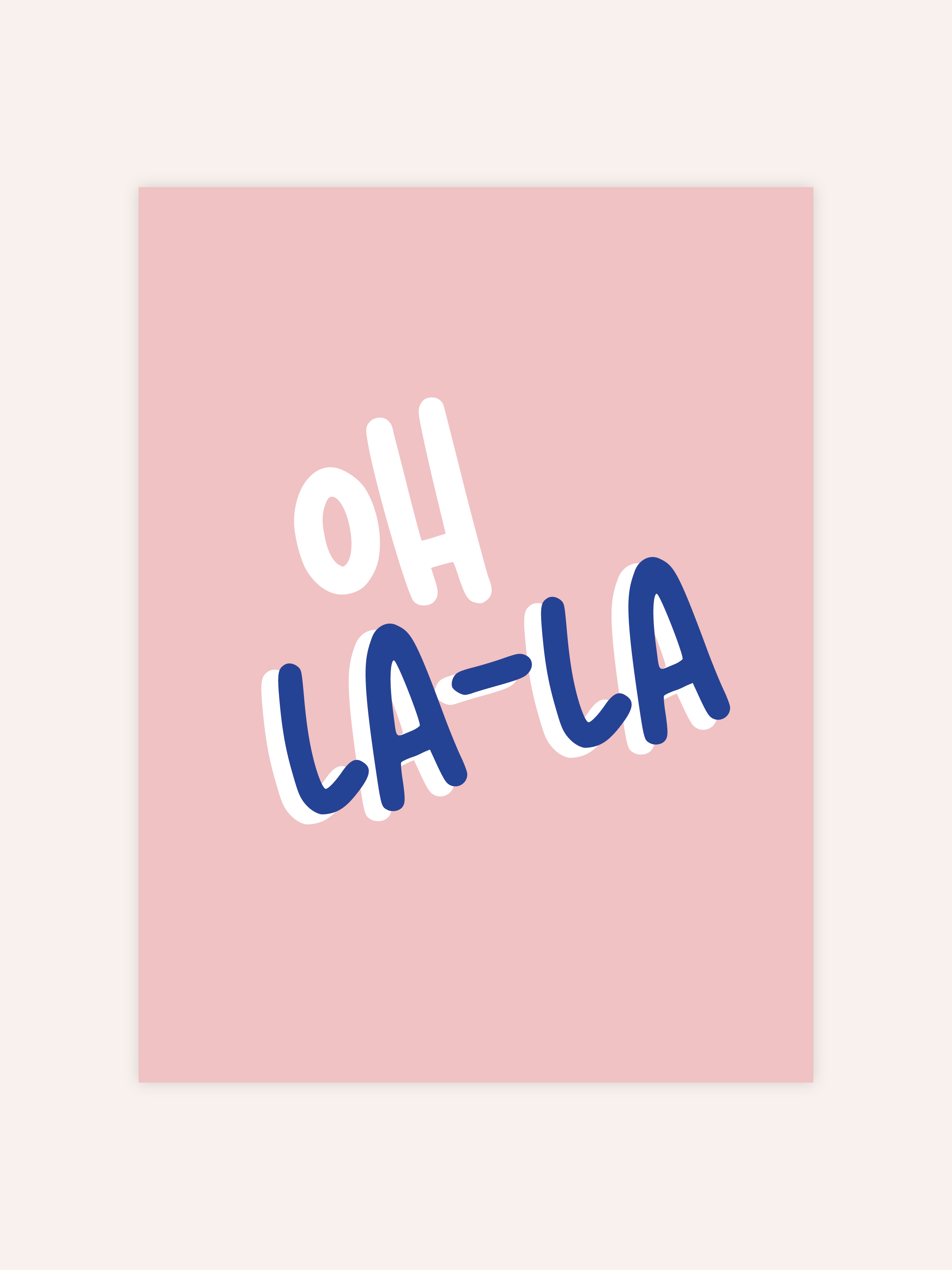 Oh La La Poster
