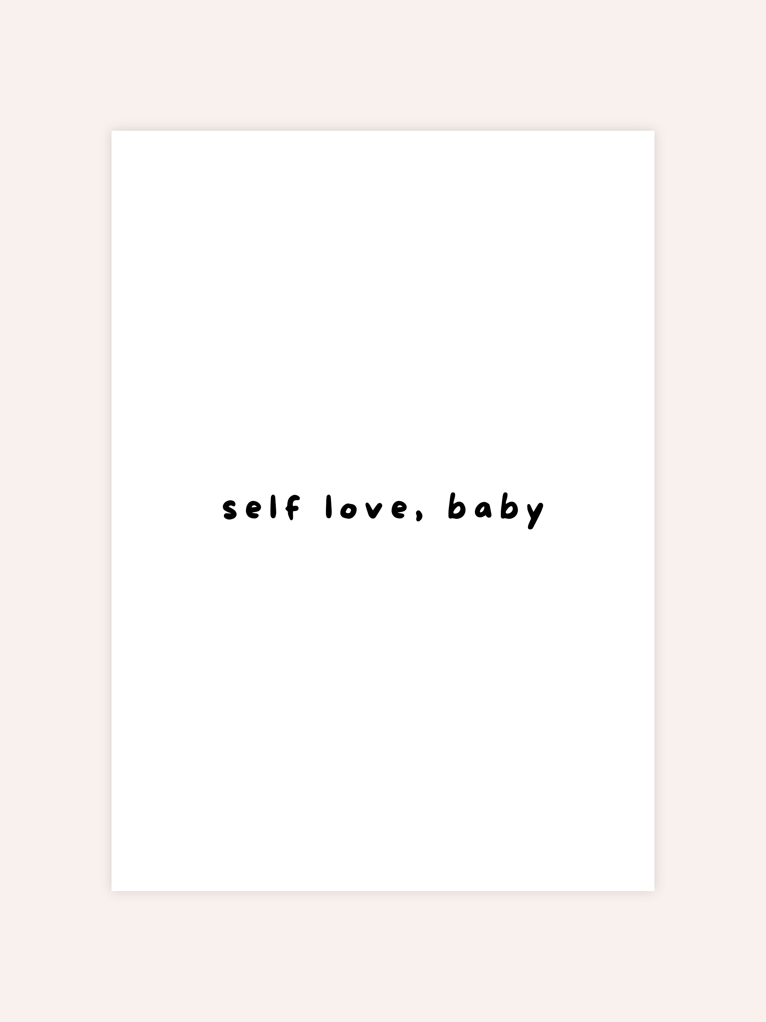 Self Love Baby Poster