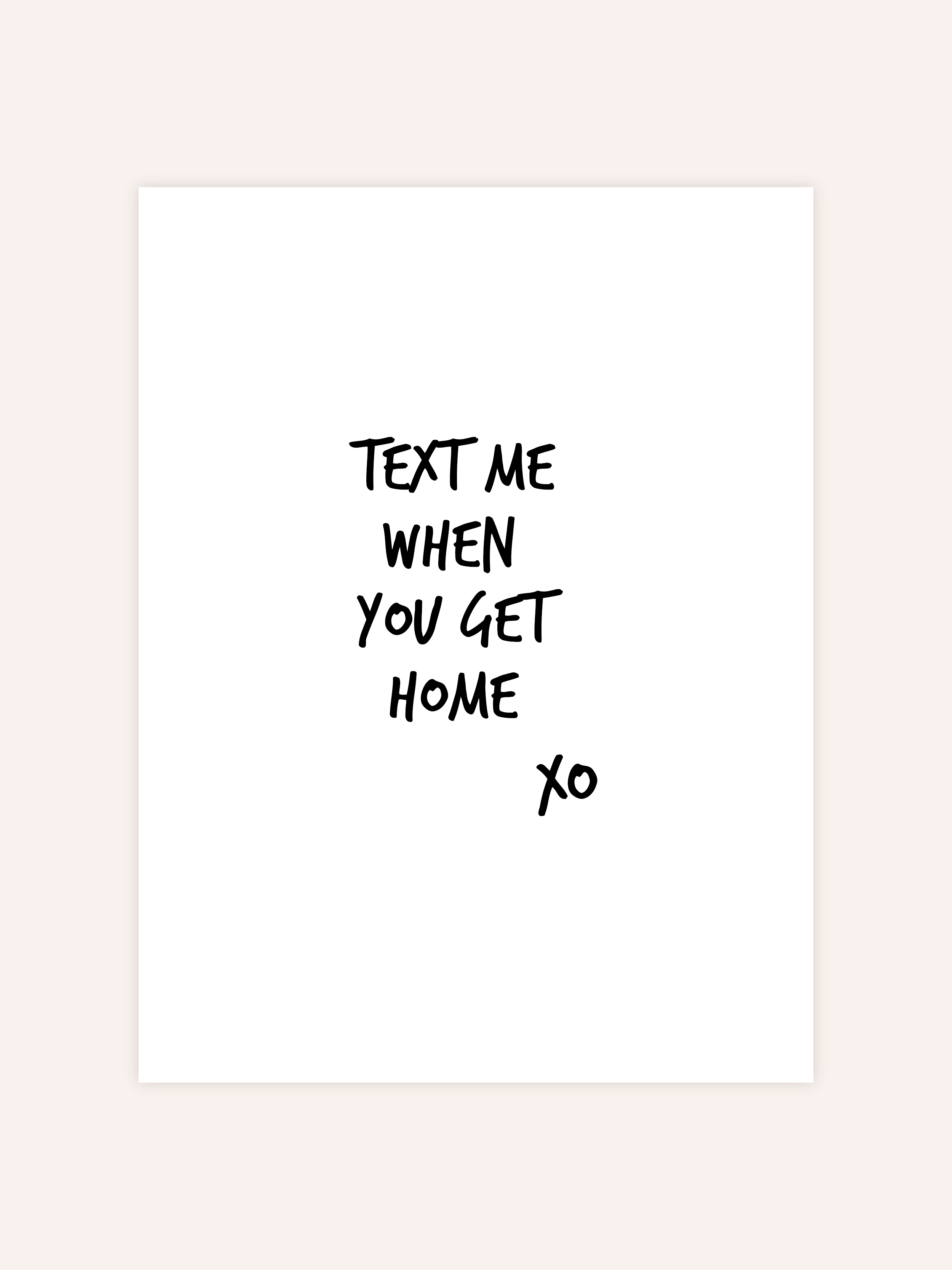 Text Me Poster