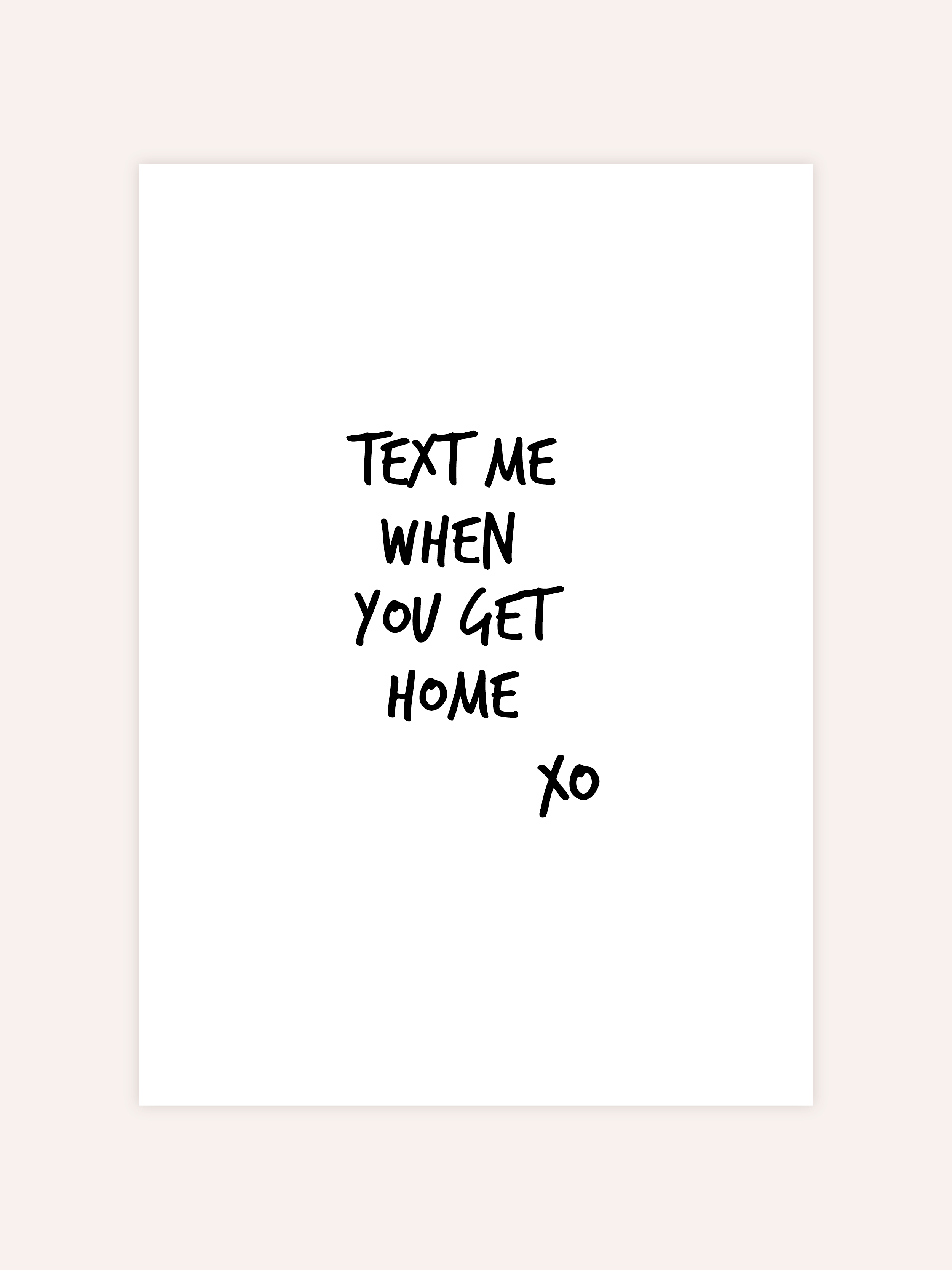 Text Me Poster
