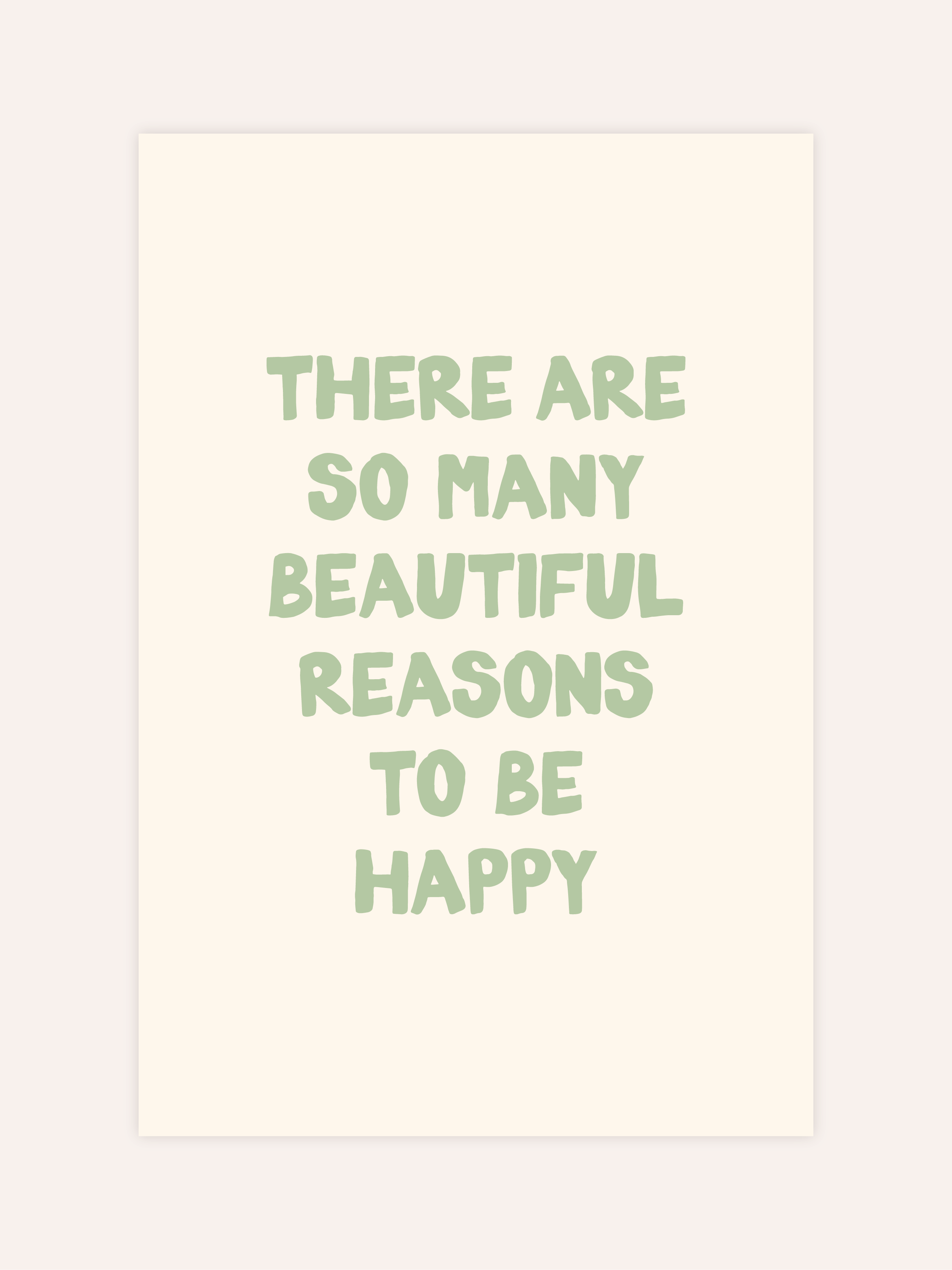 There Are So Many Beautiful Reasons Poster