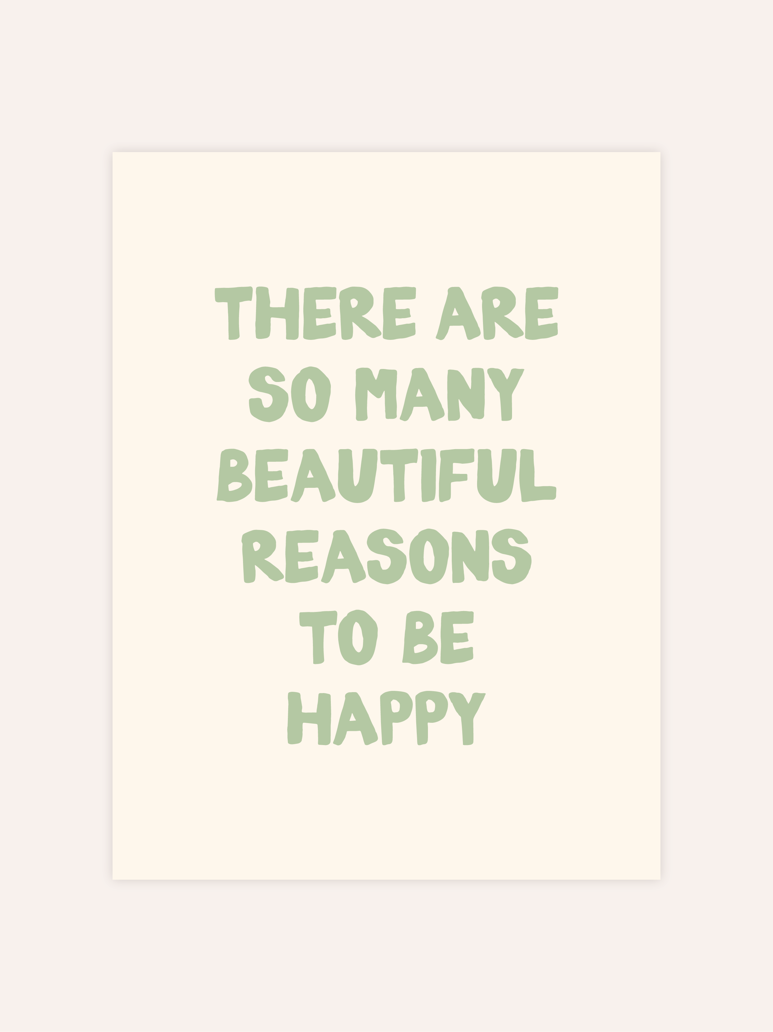 There Are So Many Beautiful Reasons Poster