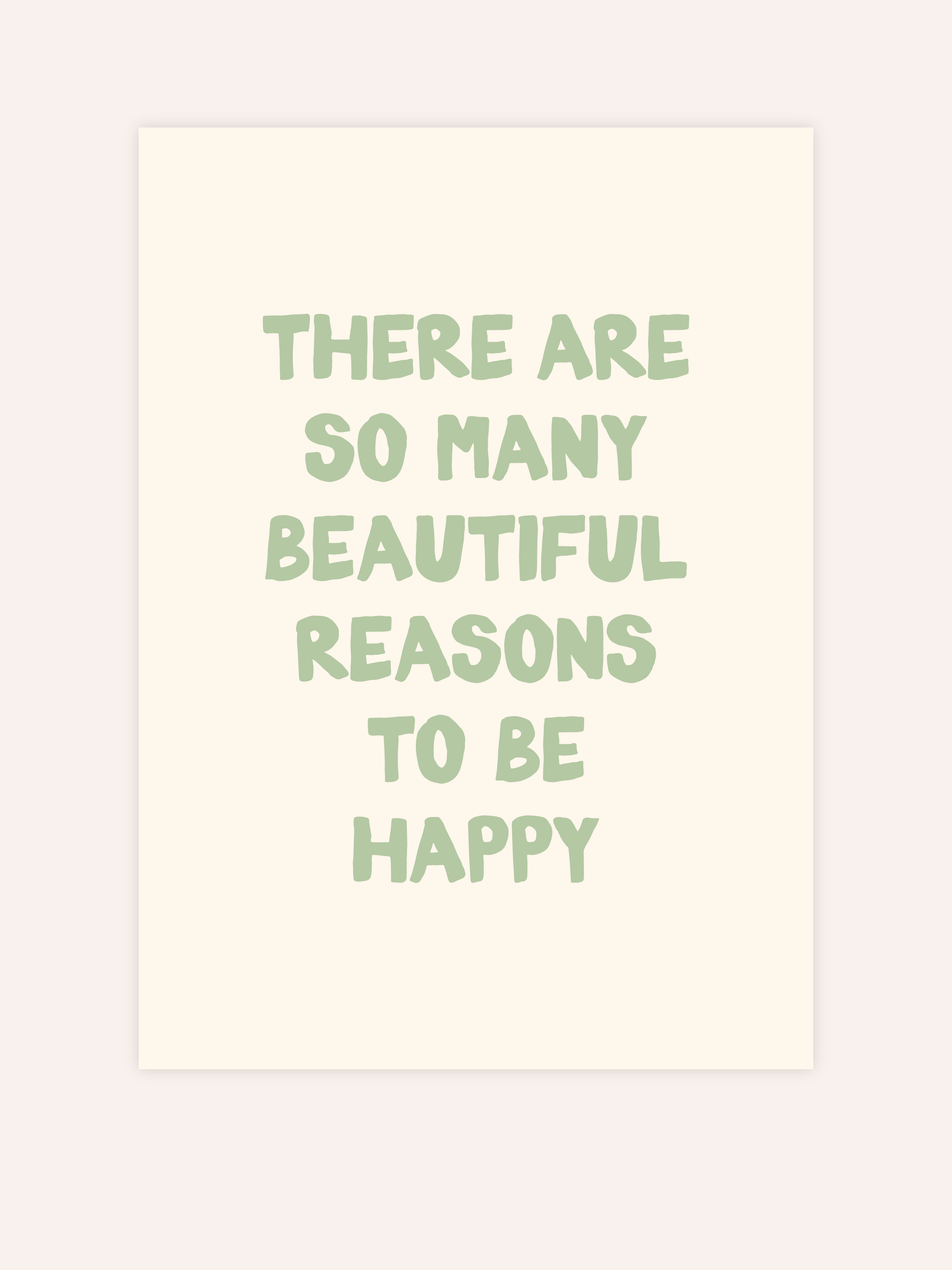 There Are So Many Beautiful Reasons Poster
