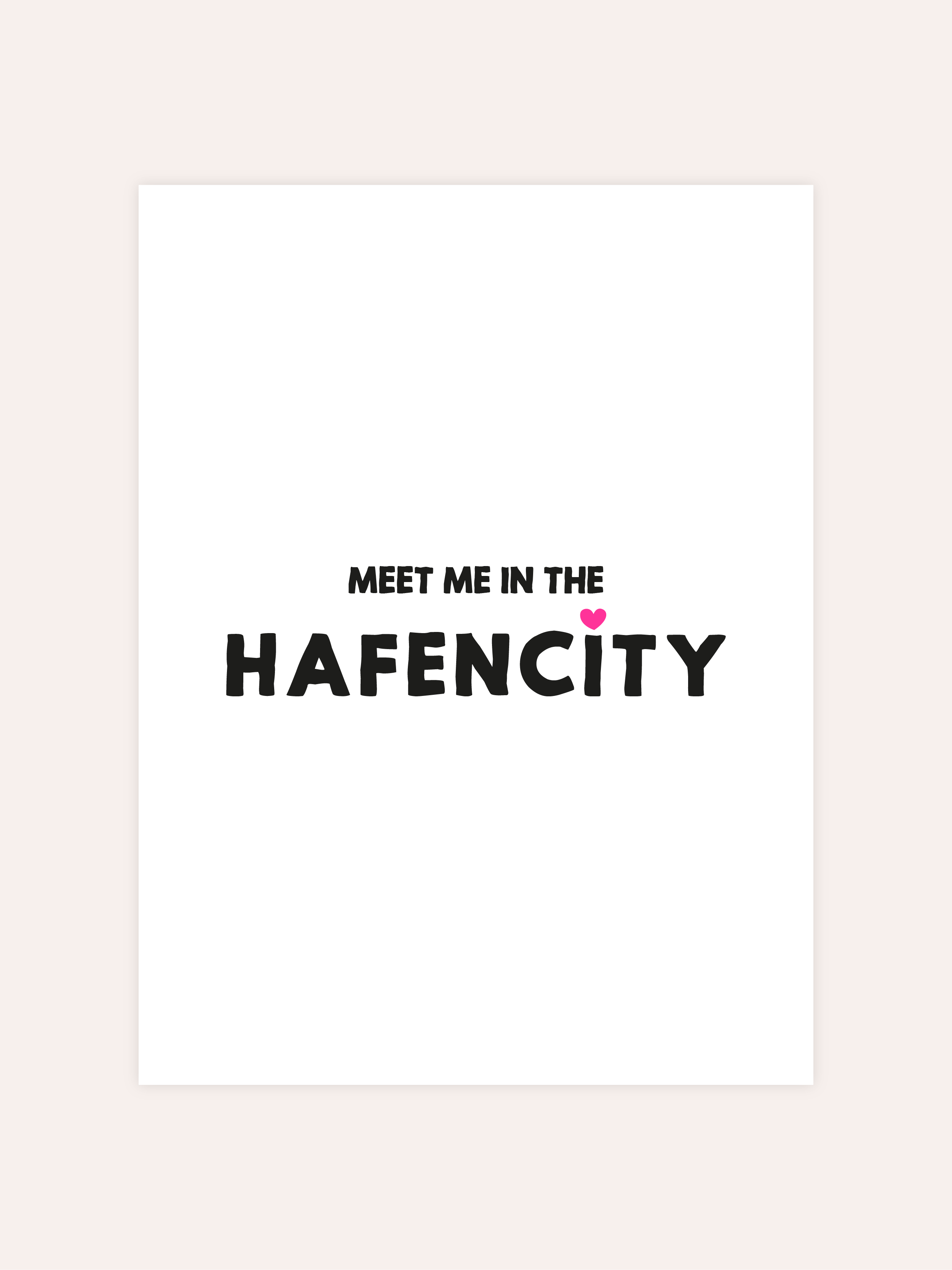 Meet Me In The Hafencity Poster