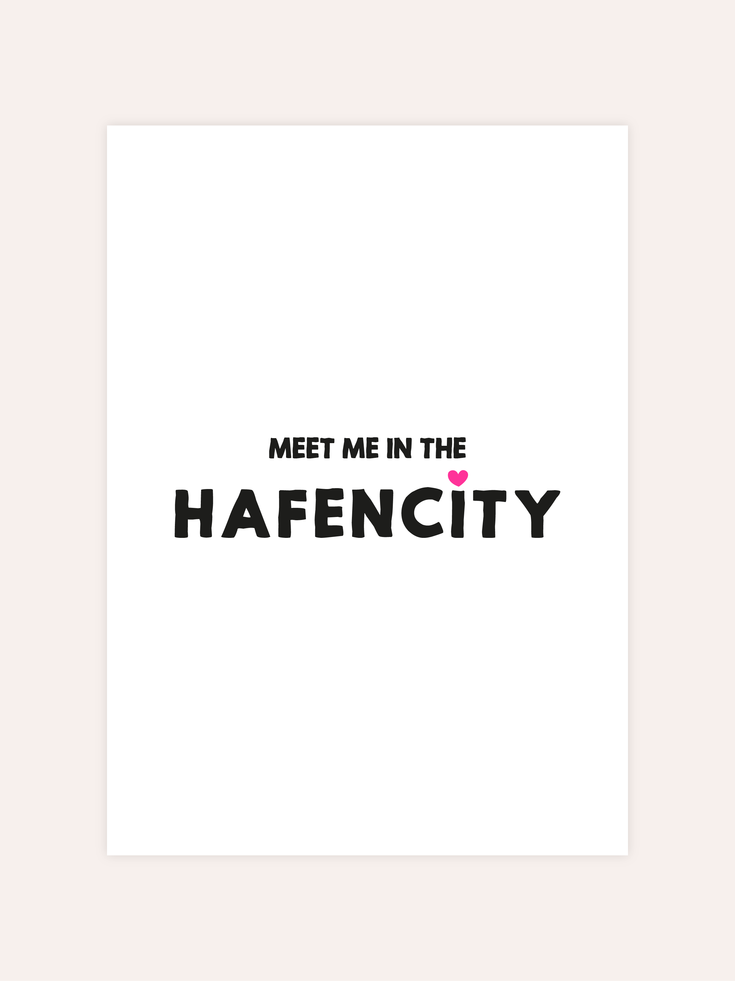 Meet Me In The Hafencity Poster