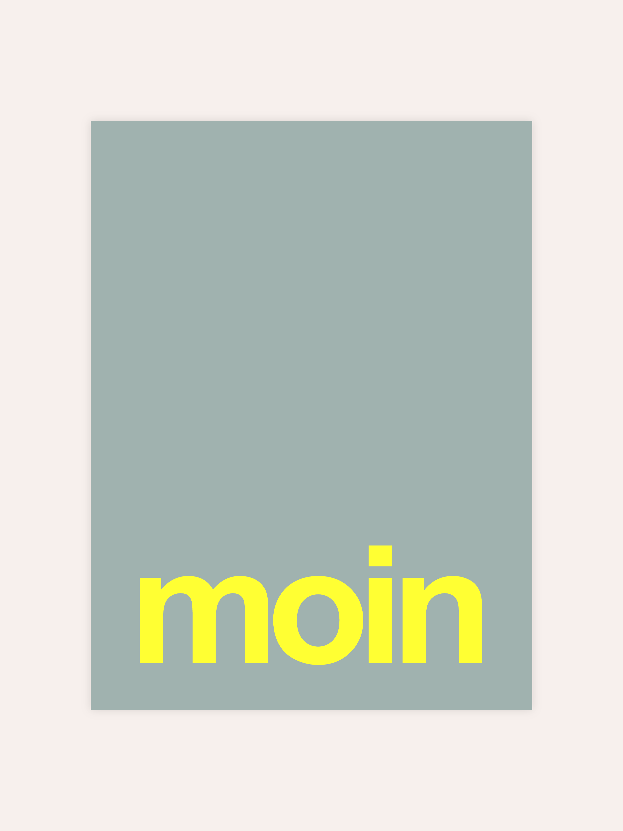 Moin Neon Poster