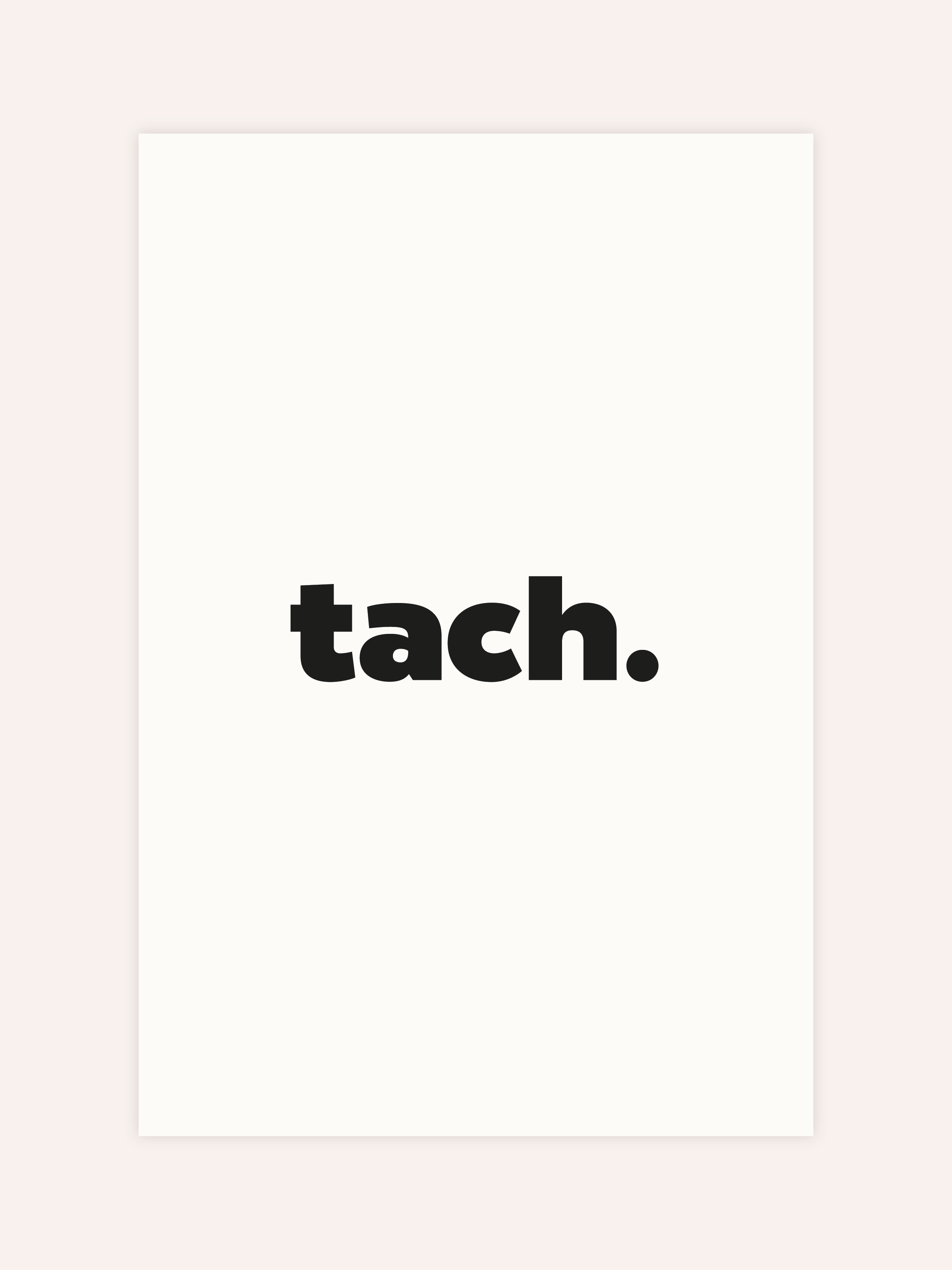 Tach Poster