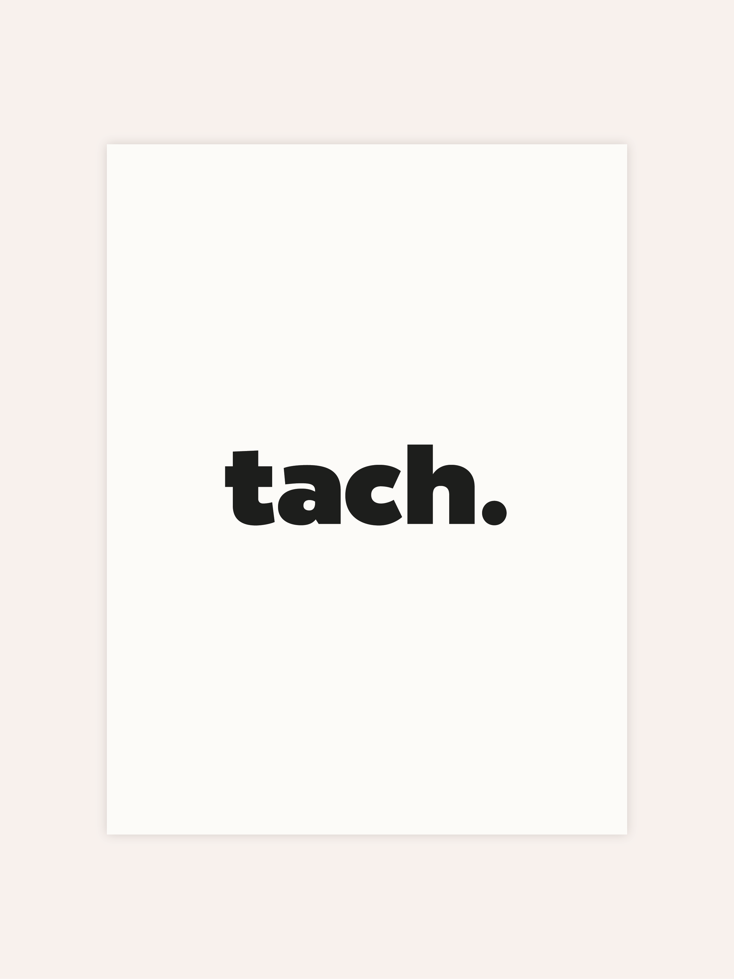Tach Poster