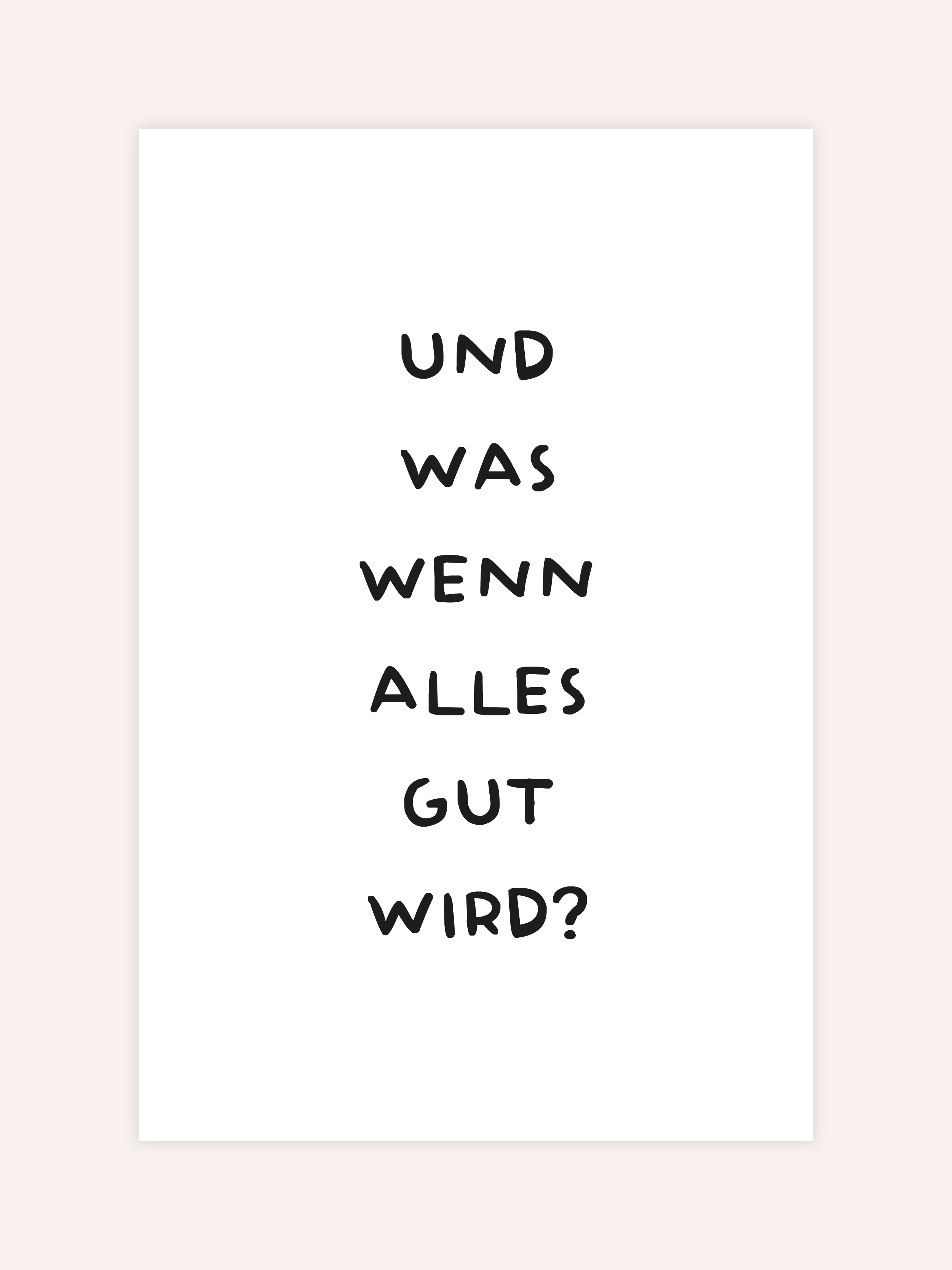 Und Was Wenn Poster