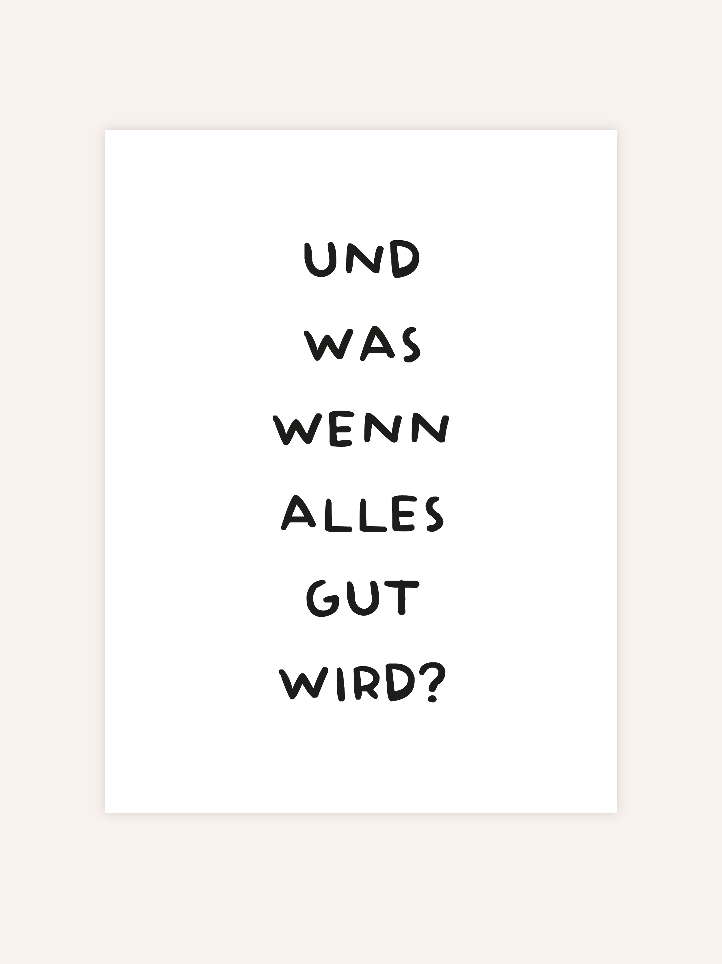 Und Was Wenn Poster