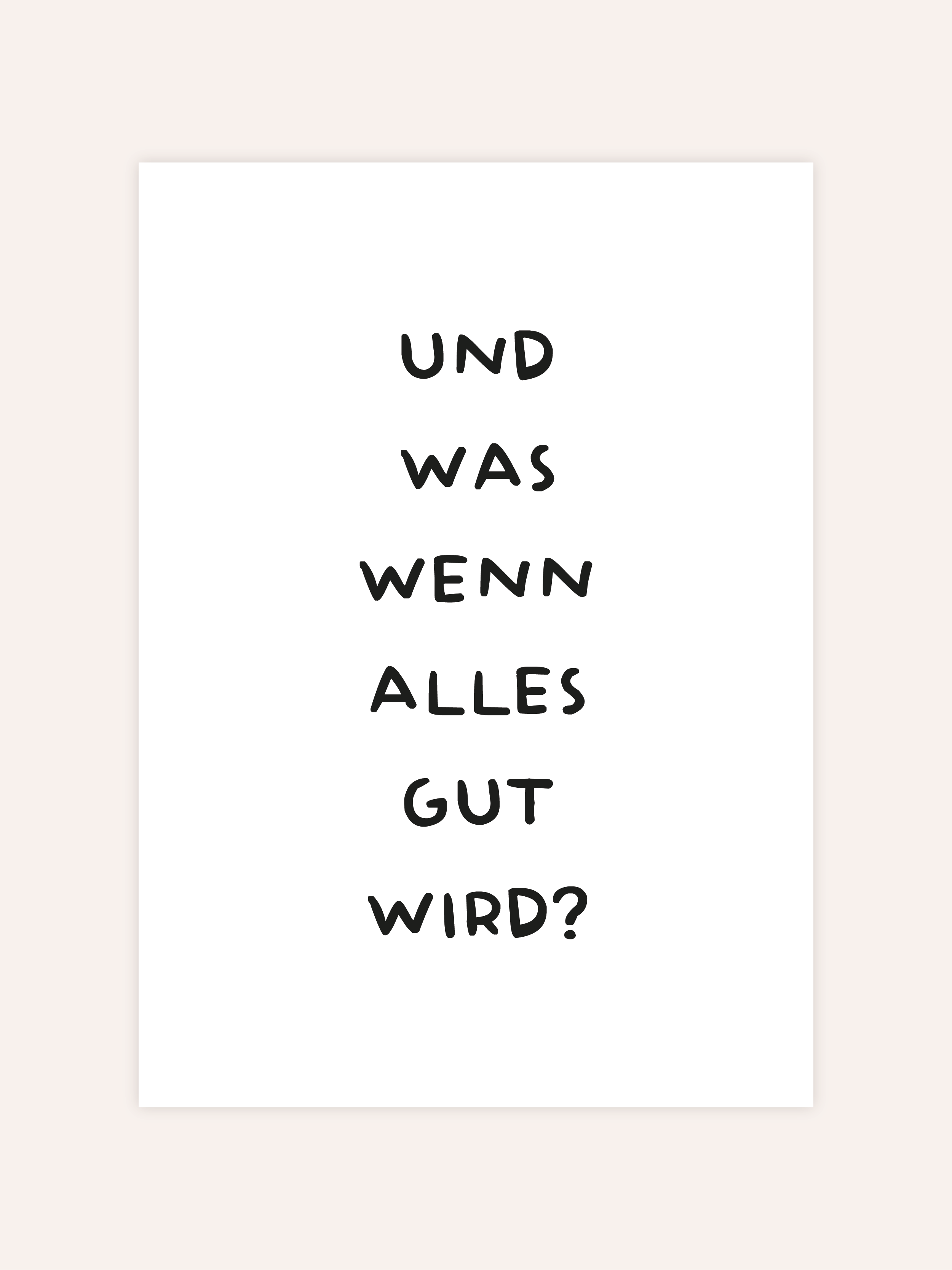 Und Was Wenn Poster
