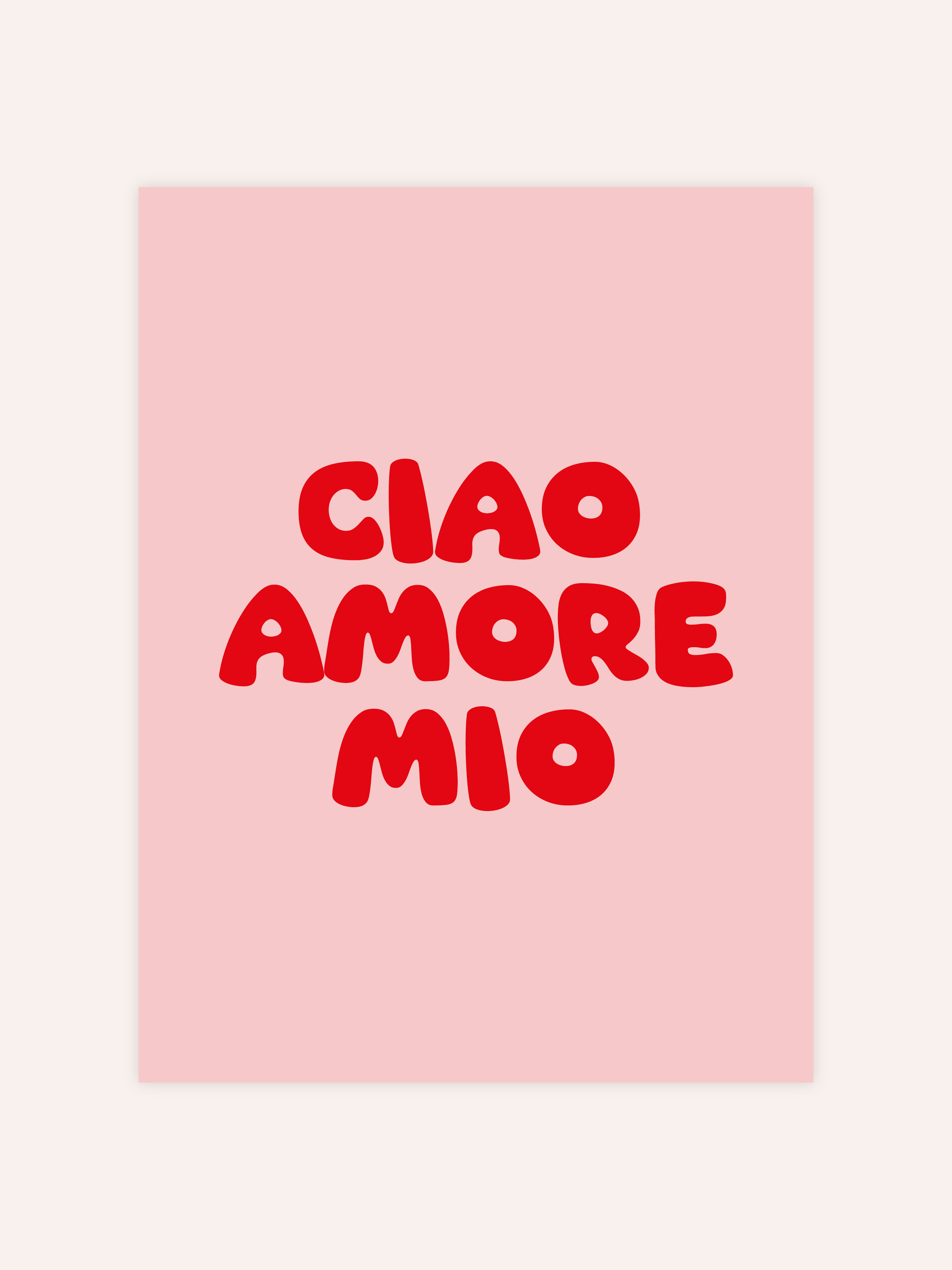Ciao Amore Mio Poster