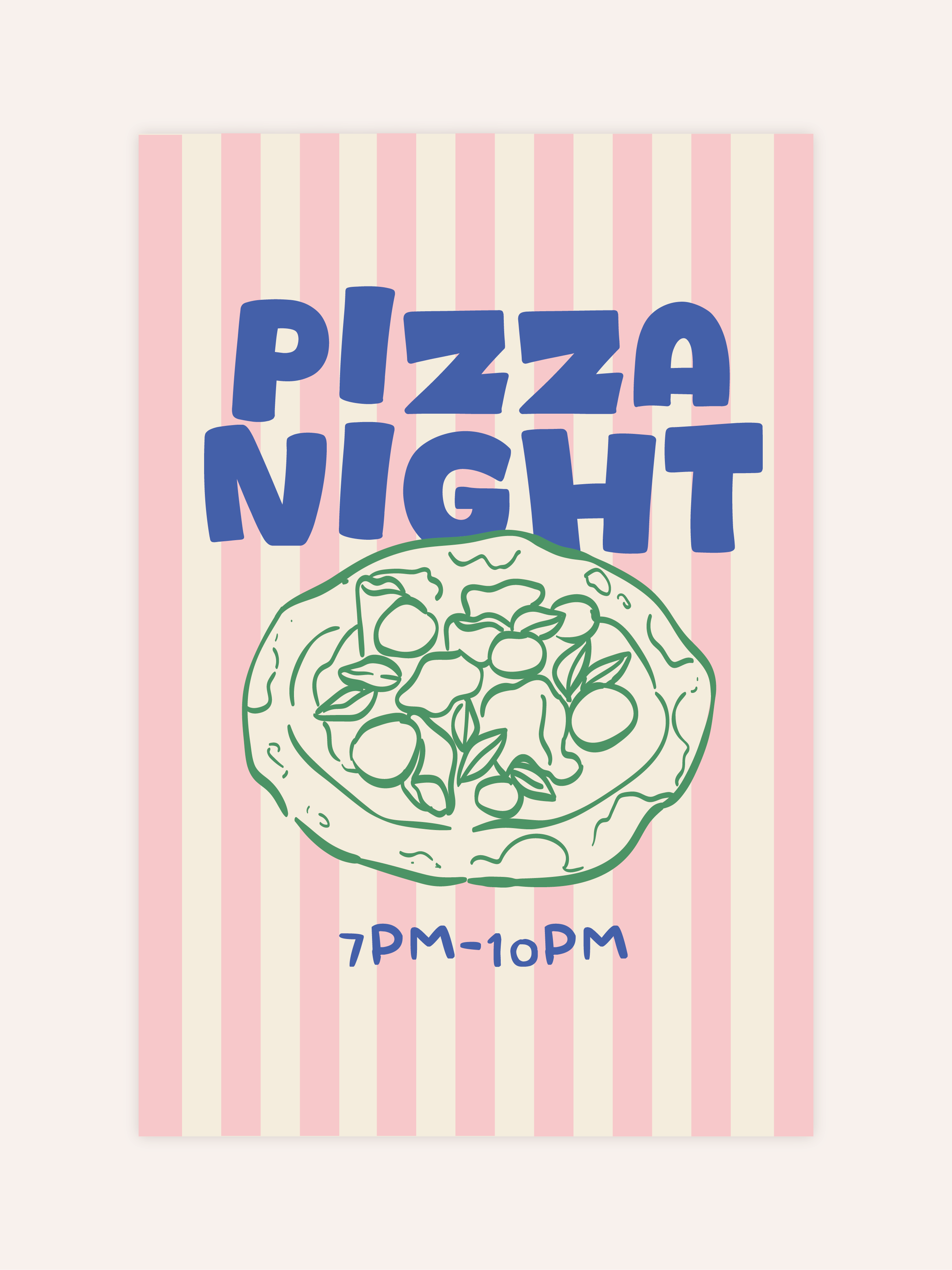 Pizza Night Poster