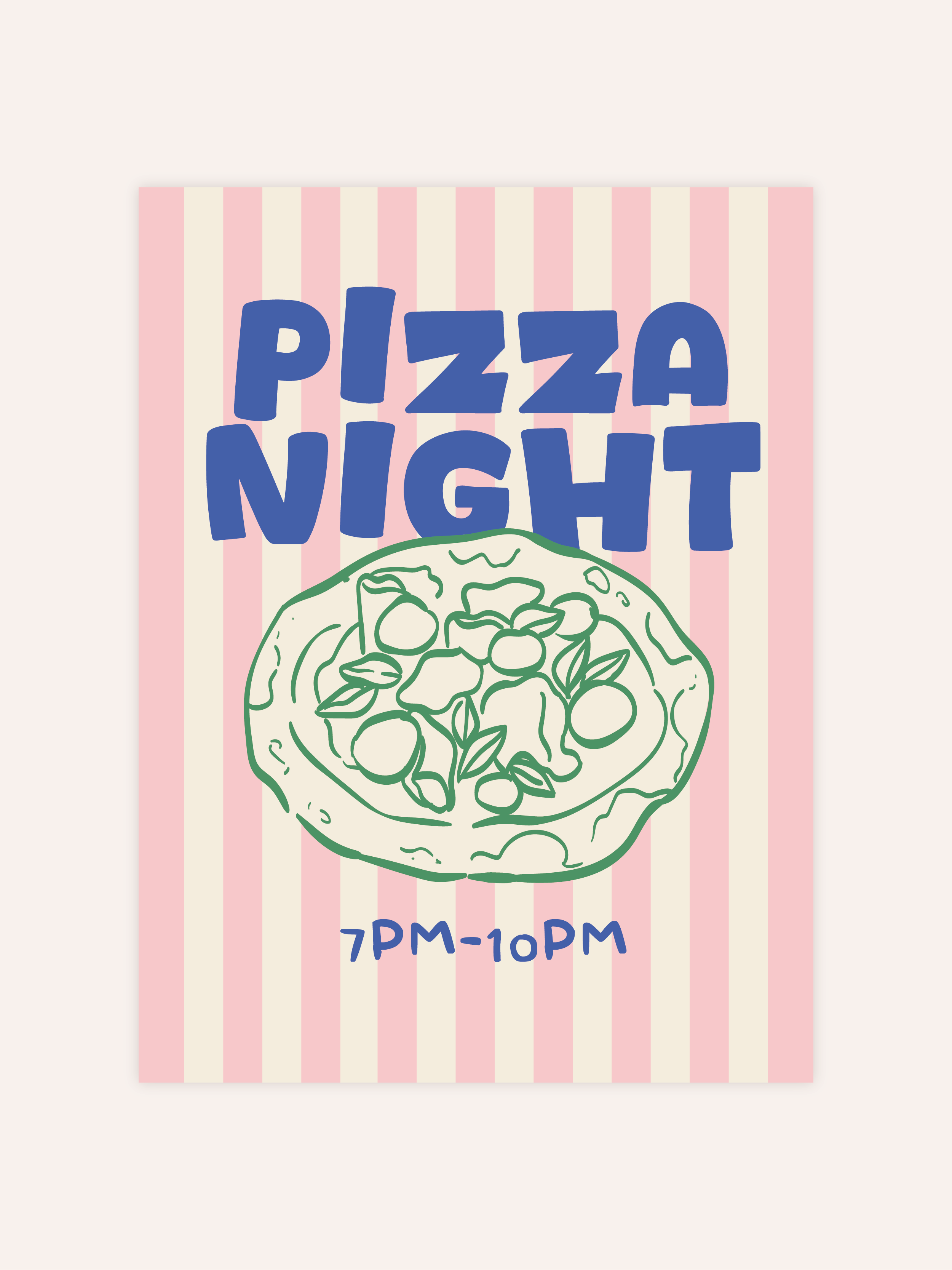 Pizza Night Poster