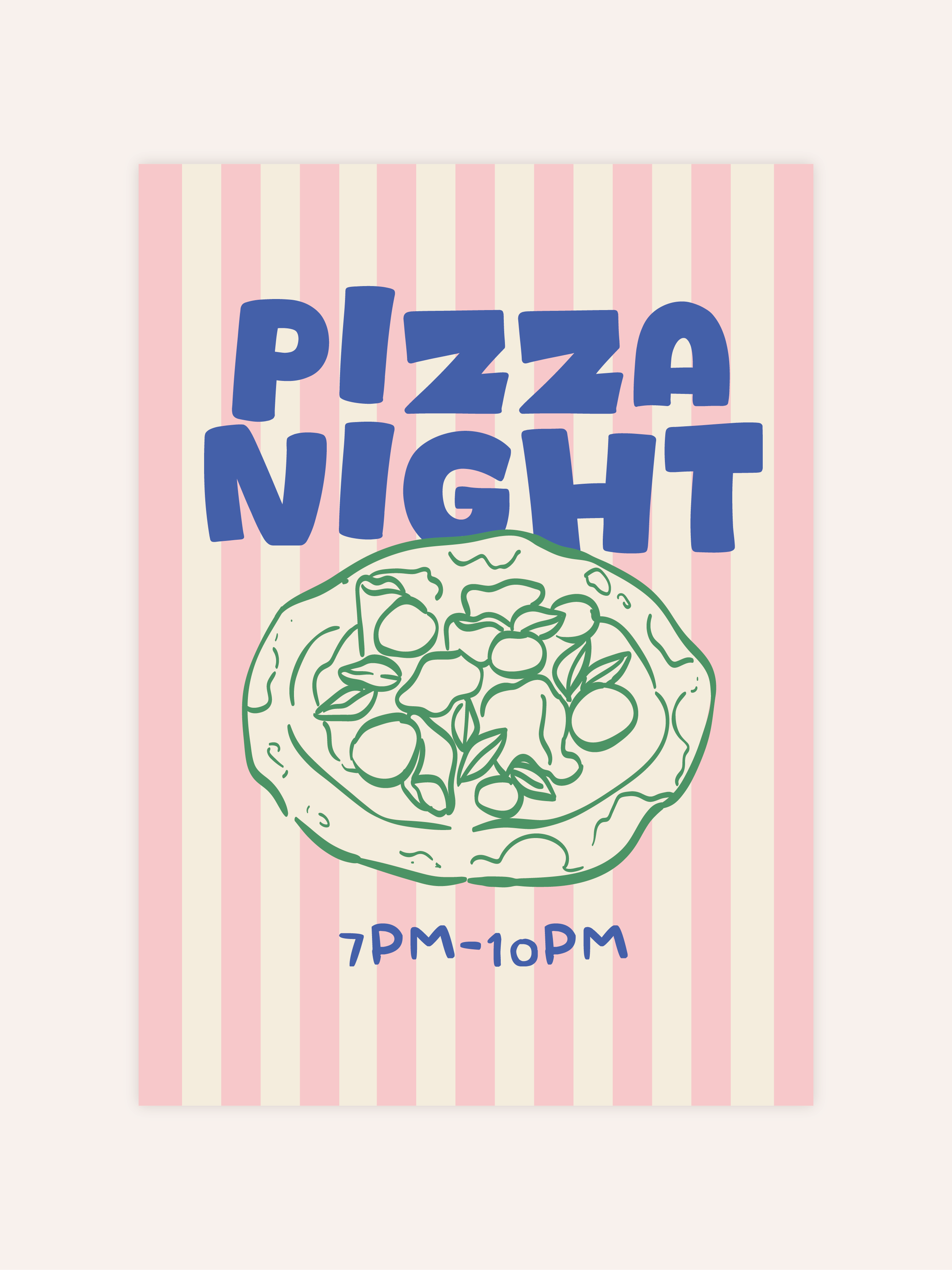 Pizza Night Poster