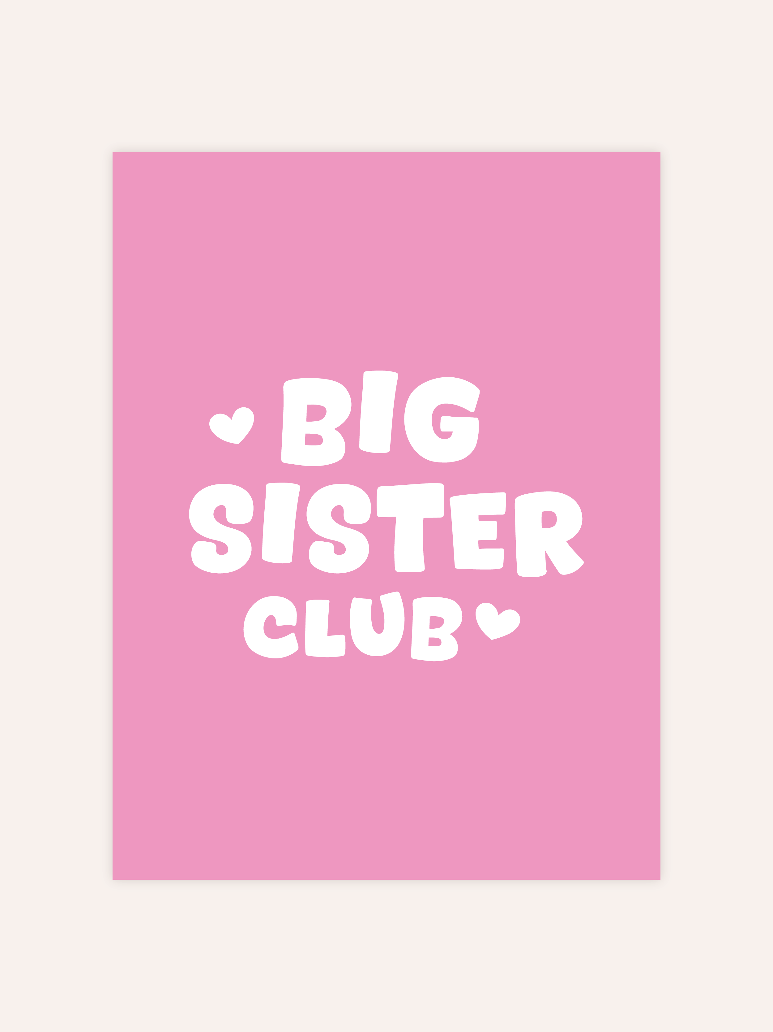 Big Sister Club Poster