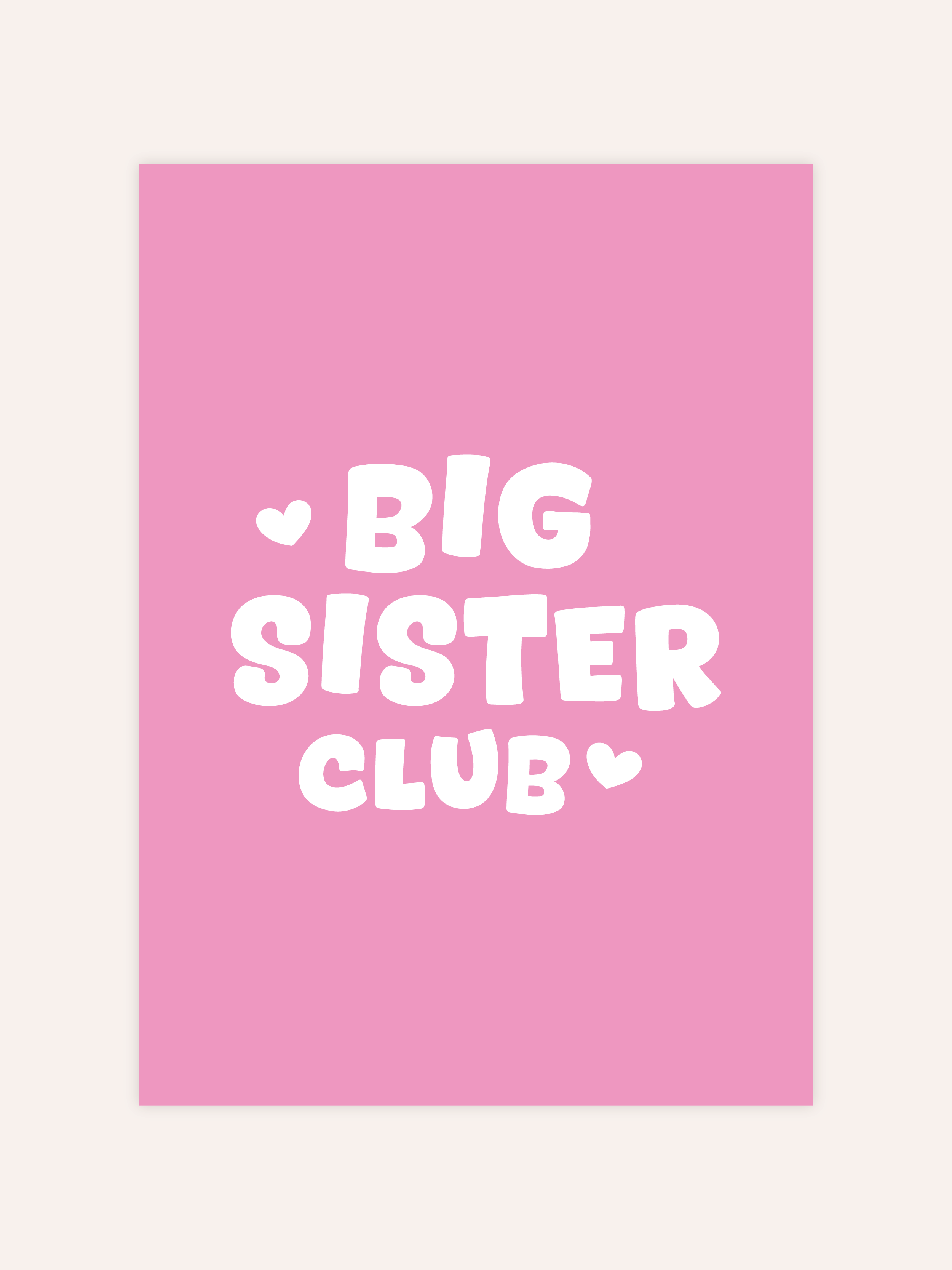 Big Sister Club Poster