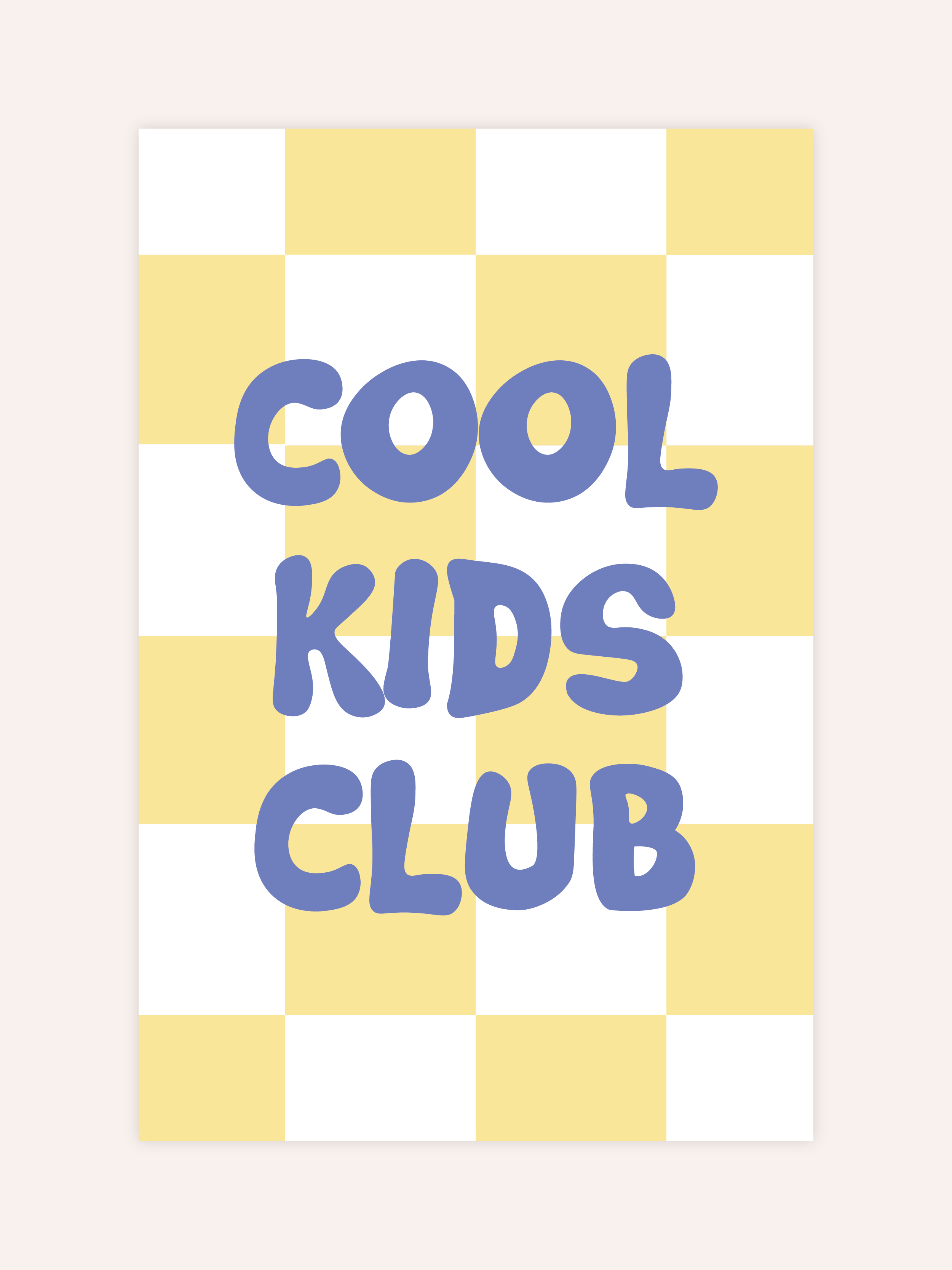 Cool Kids Club Poster