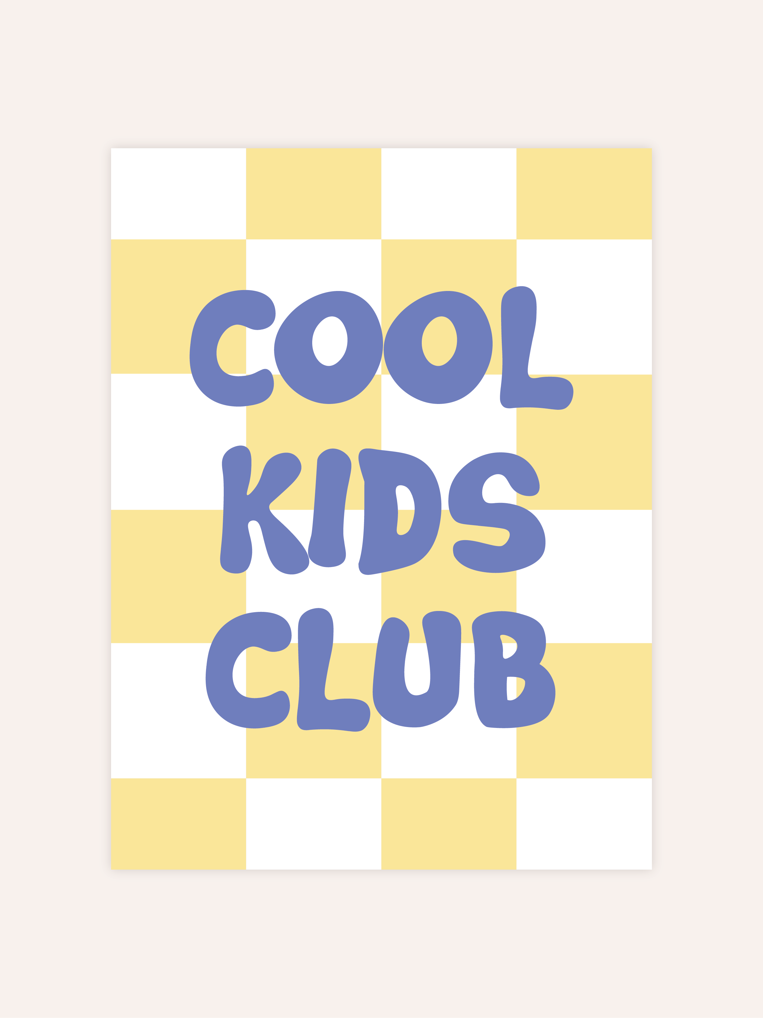 Cool Kids Club Poster