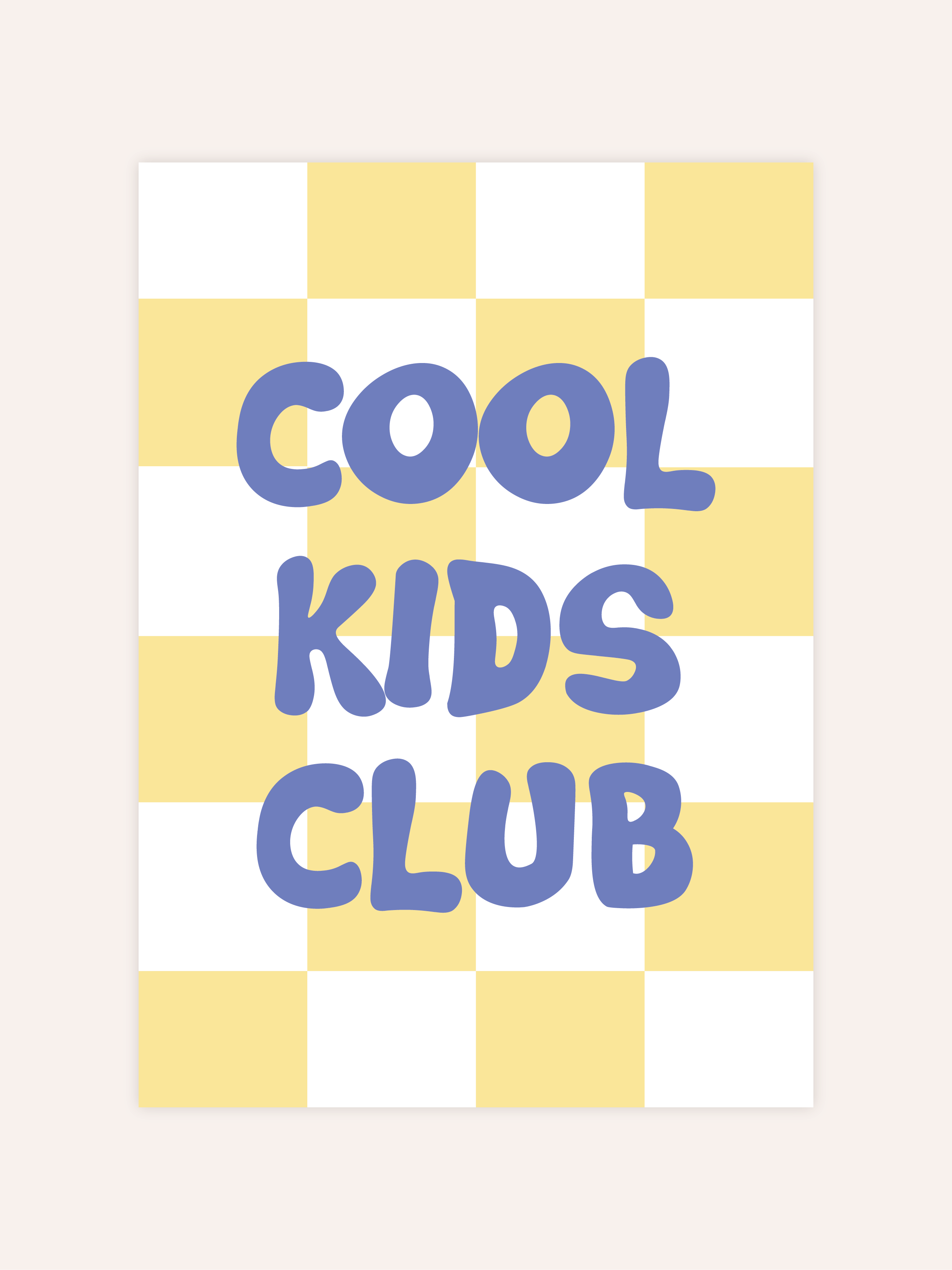 Cool Kids Club Poster