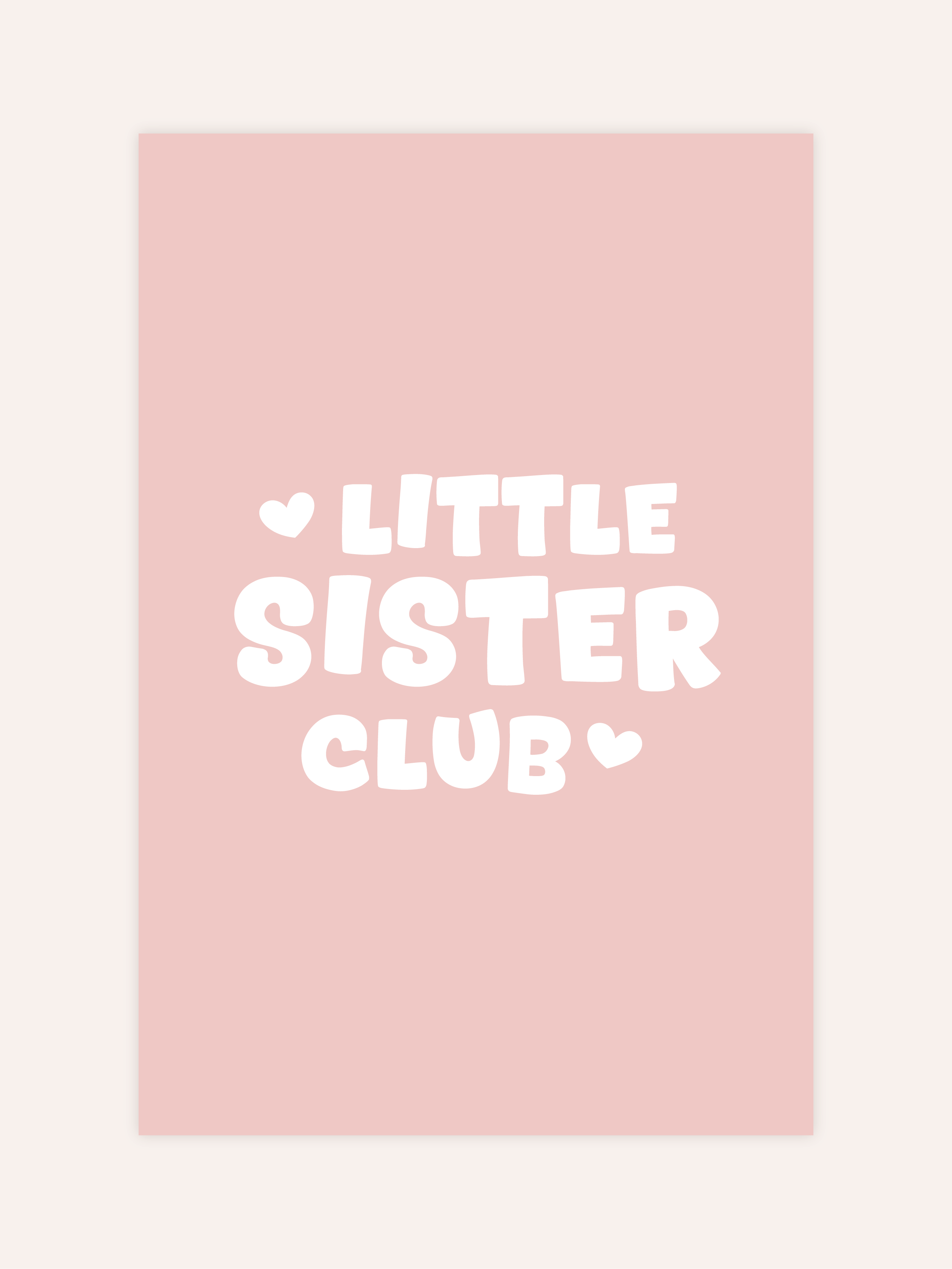 Little Sister Club Poster
