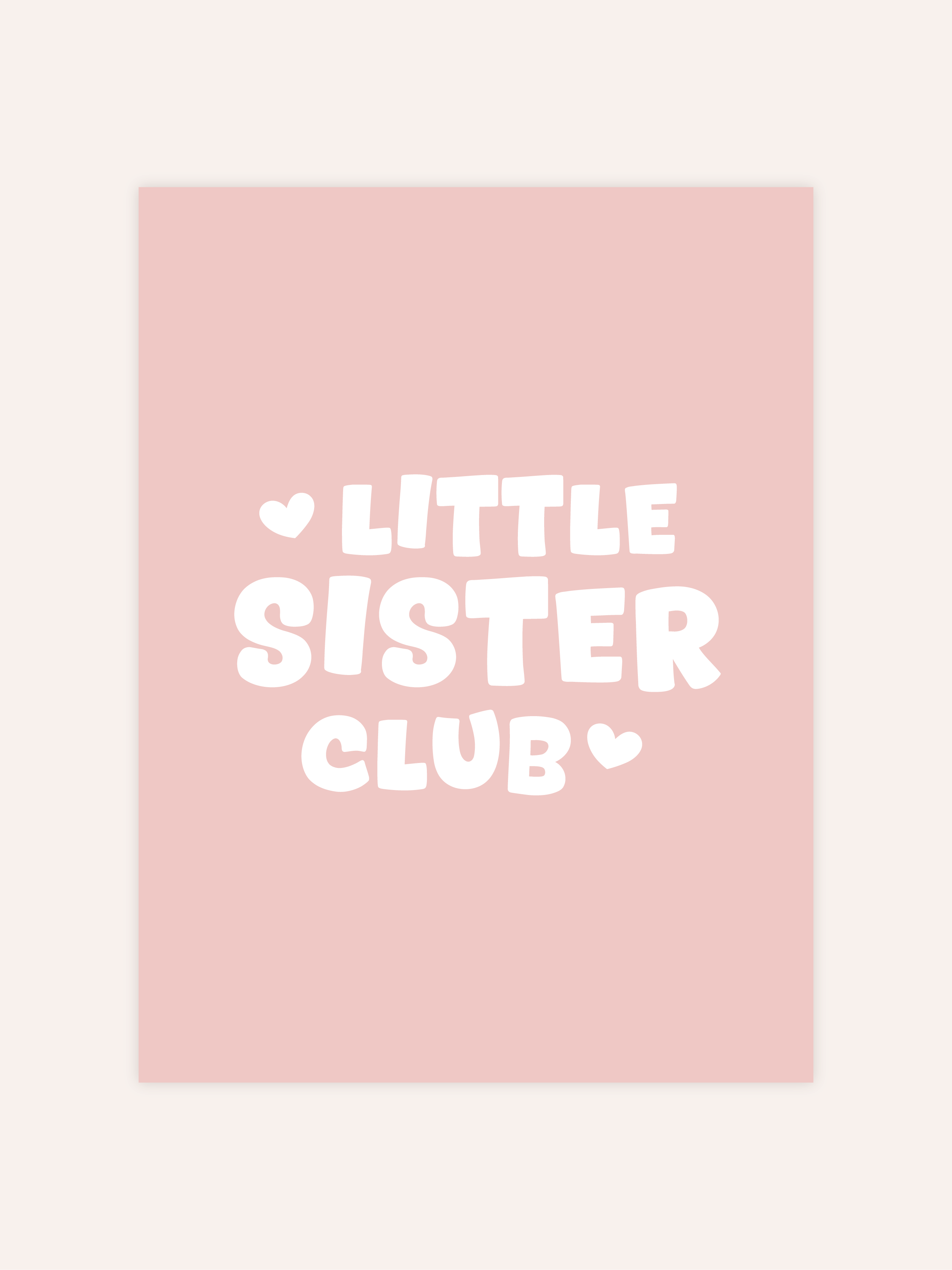 Little Sister Club Poster