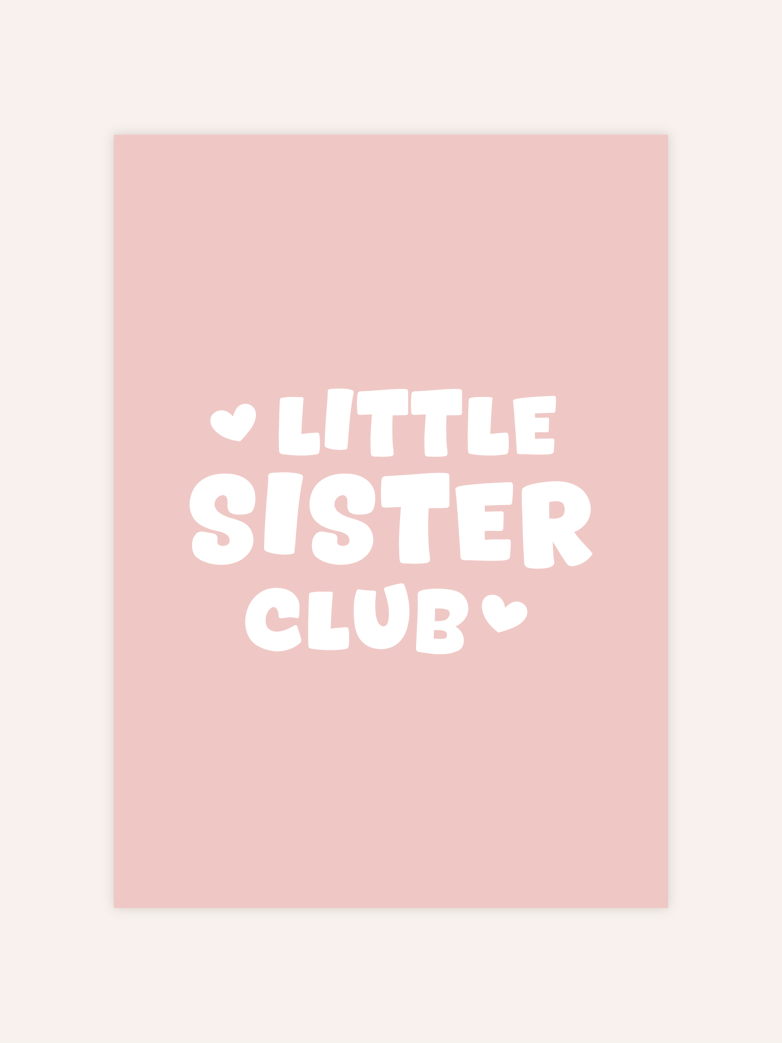 Little Sister Club Poster