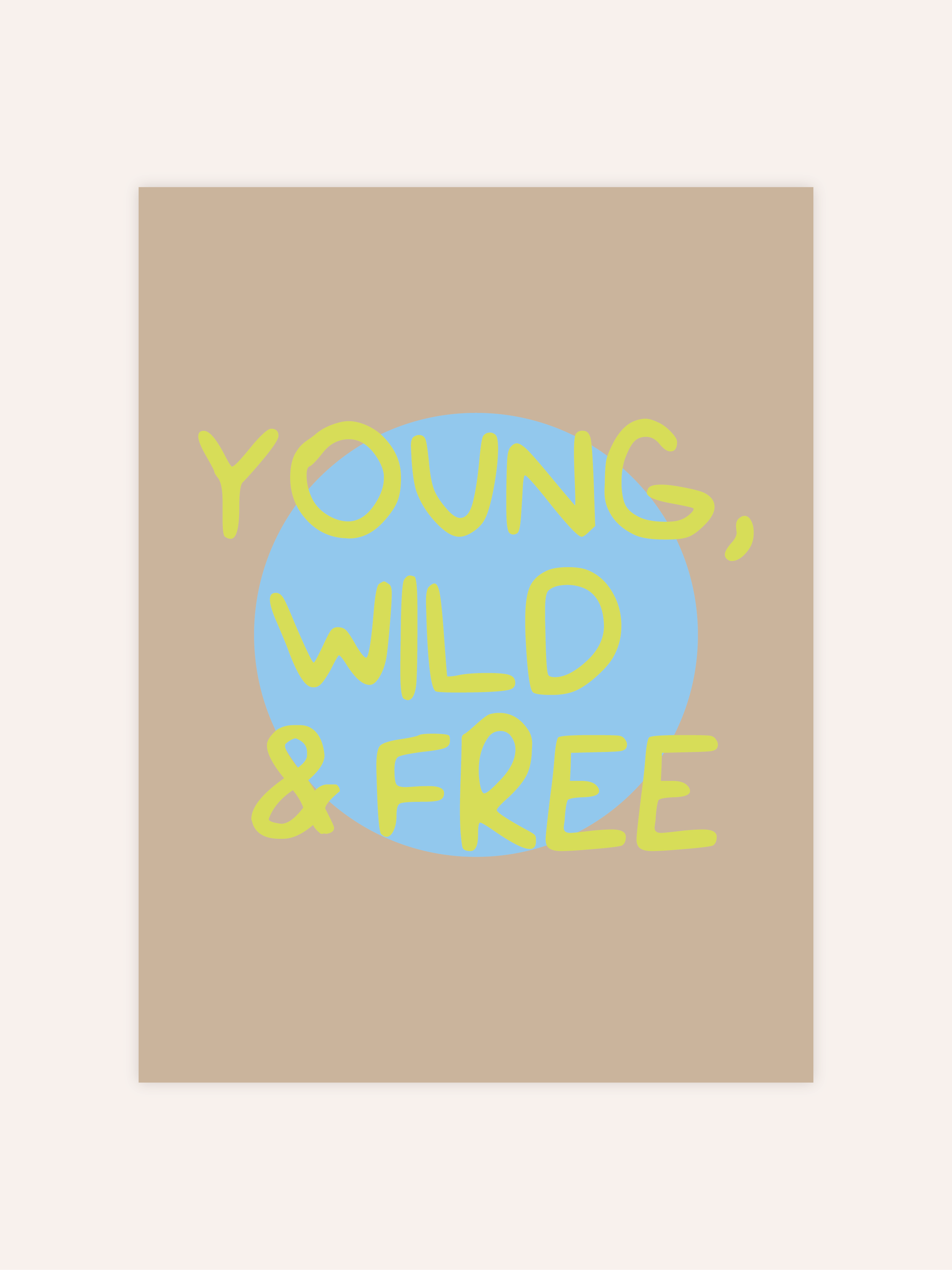 Young, Wild & Free Poster