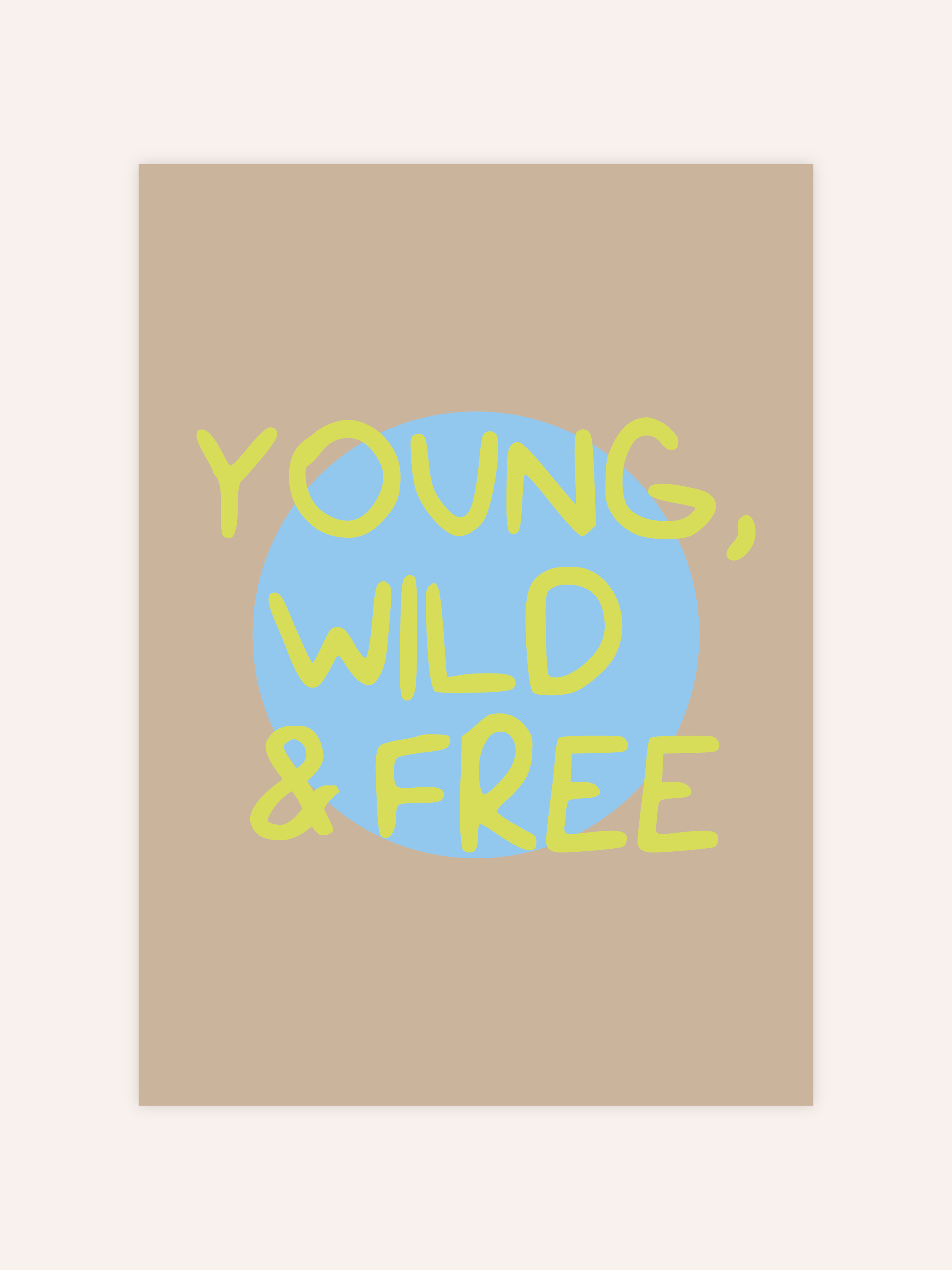 Young, Wild & Free Poster