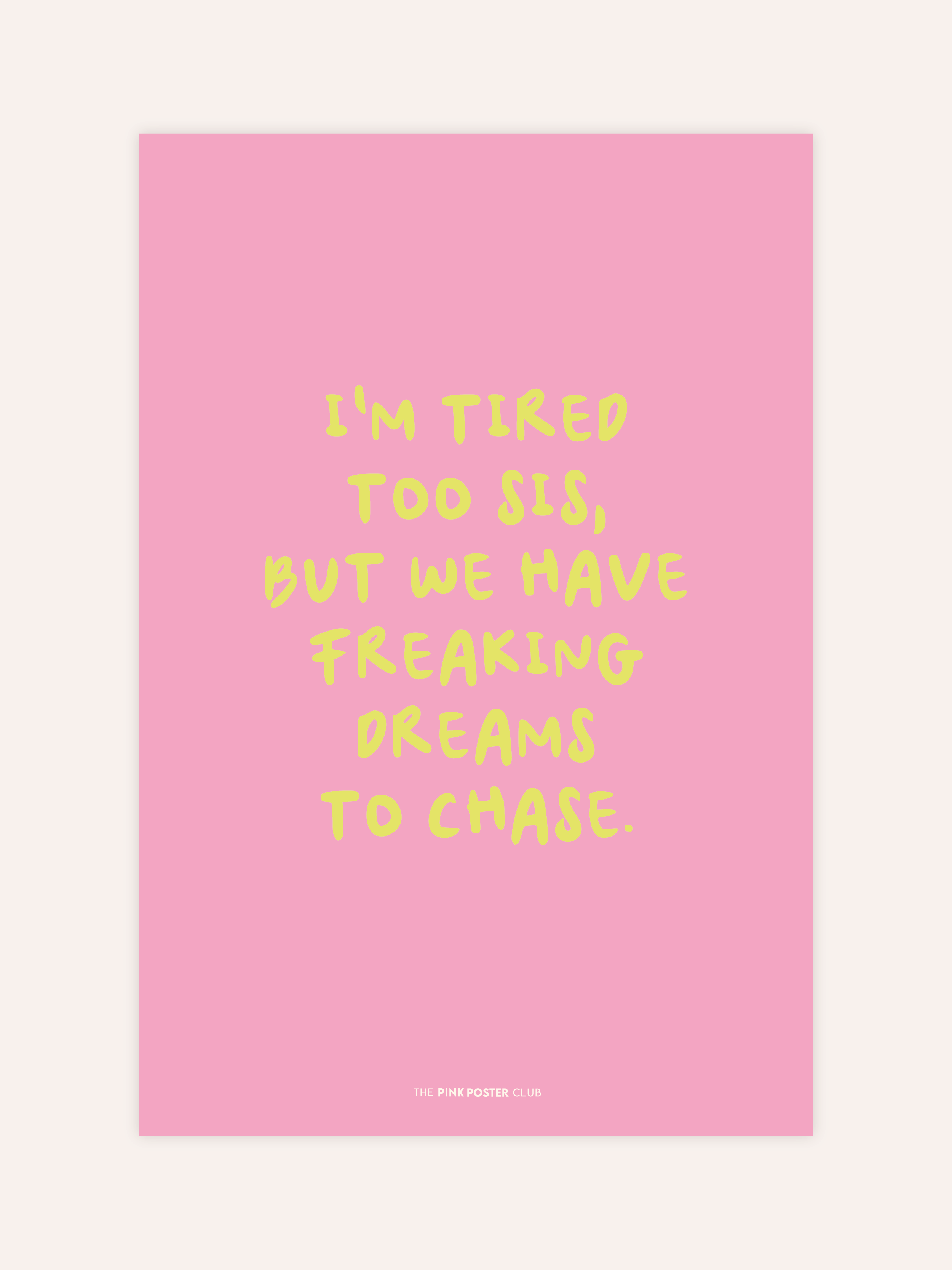 Dreams To Chase Poster