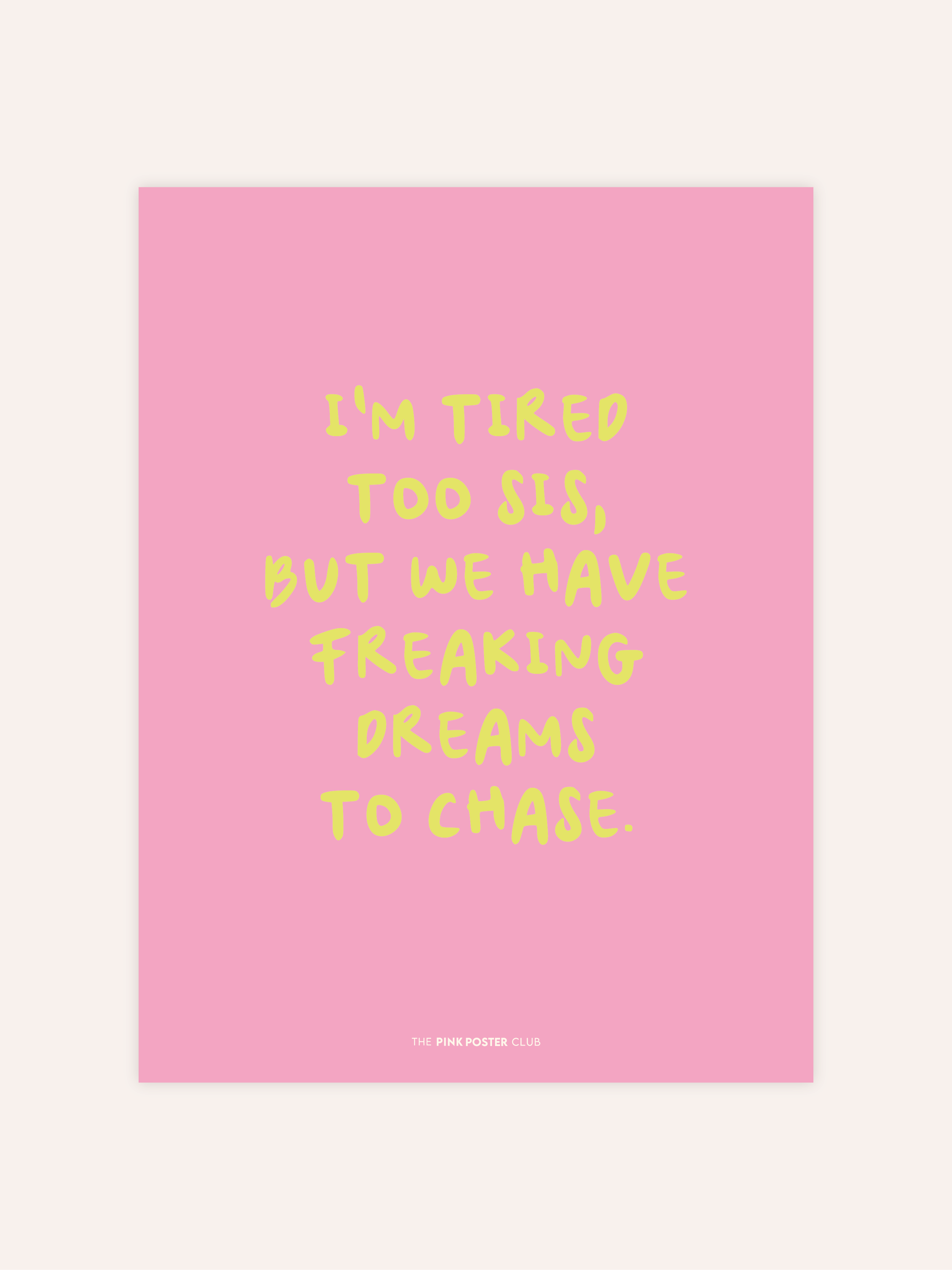 Dreams To Chase Poster