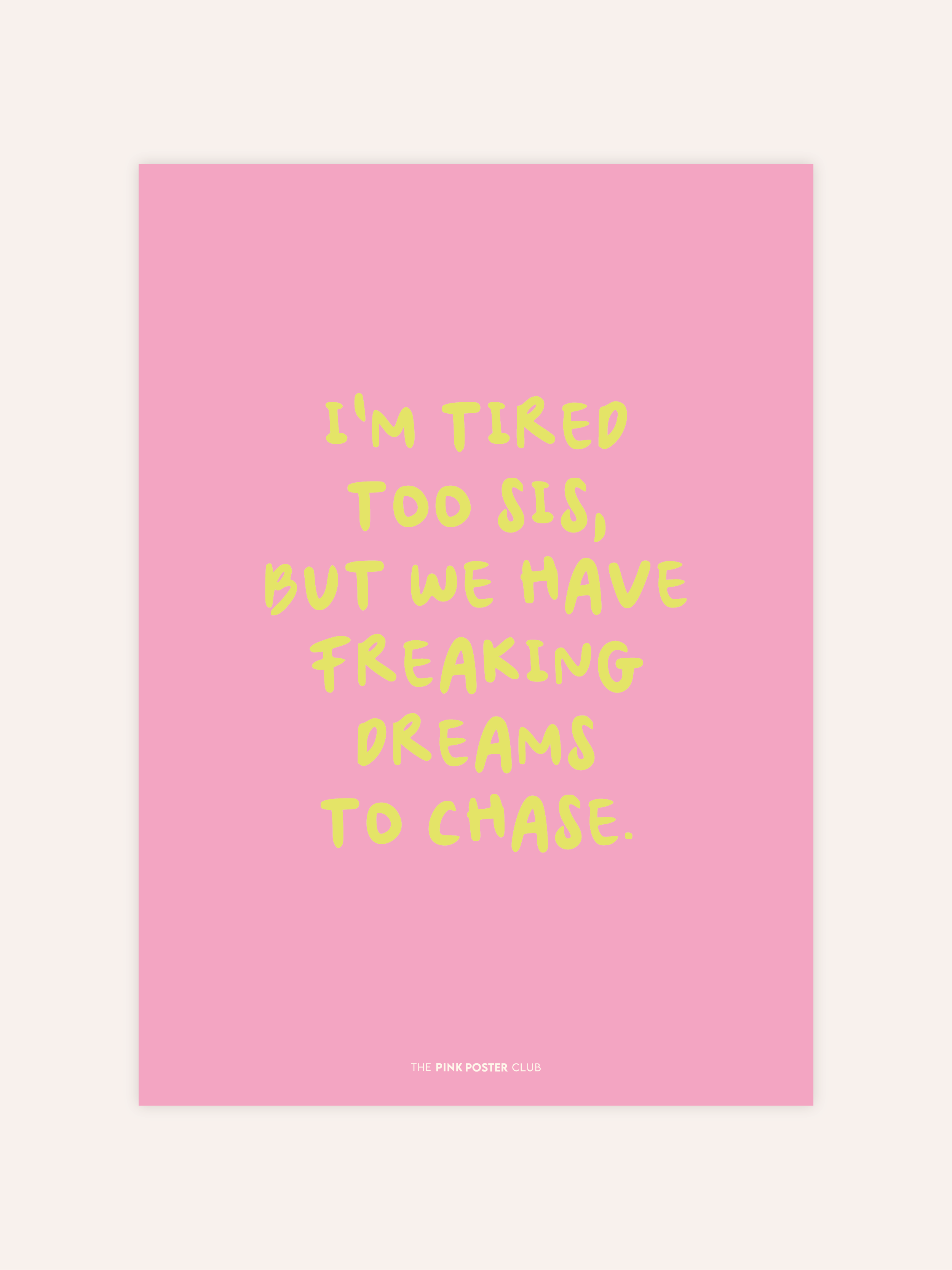 Dreams To Chase Poster