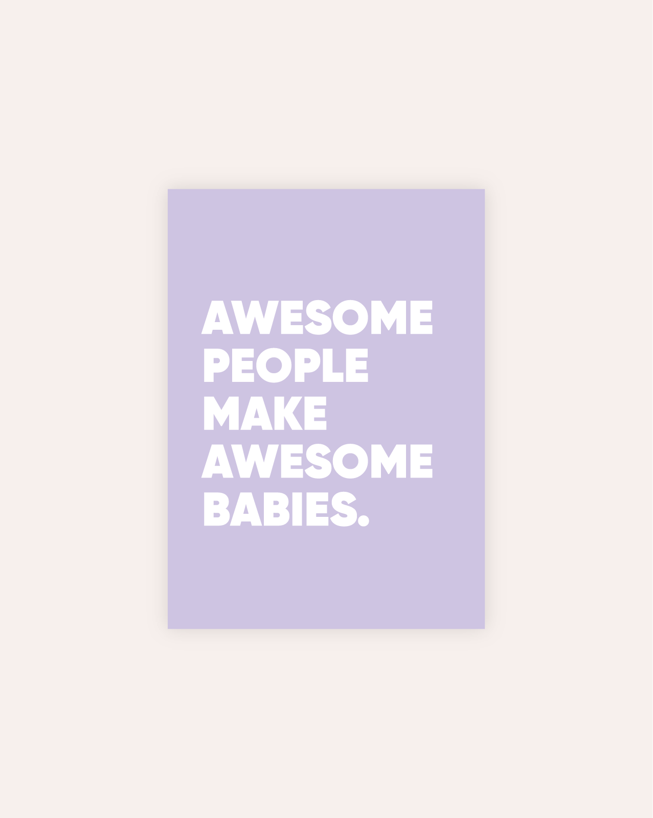 Awesome Babies Postkarte