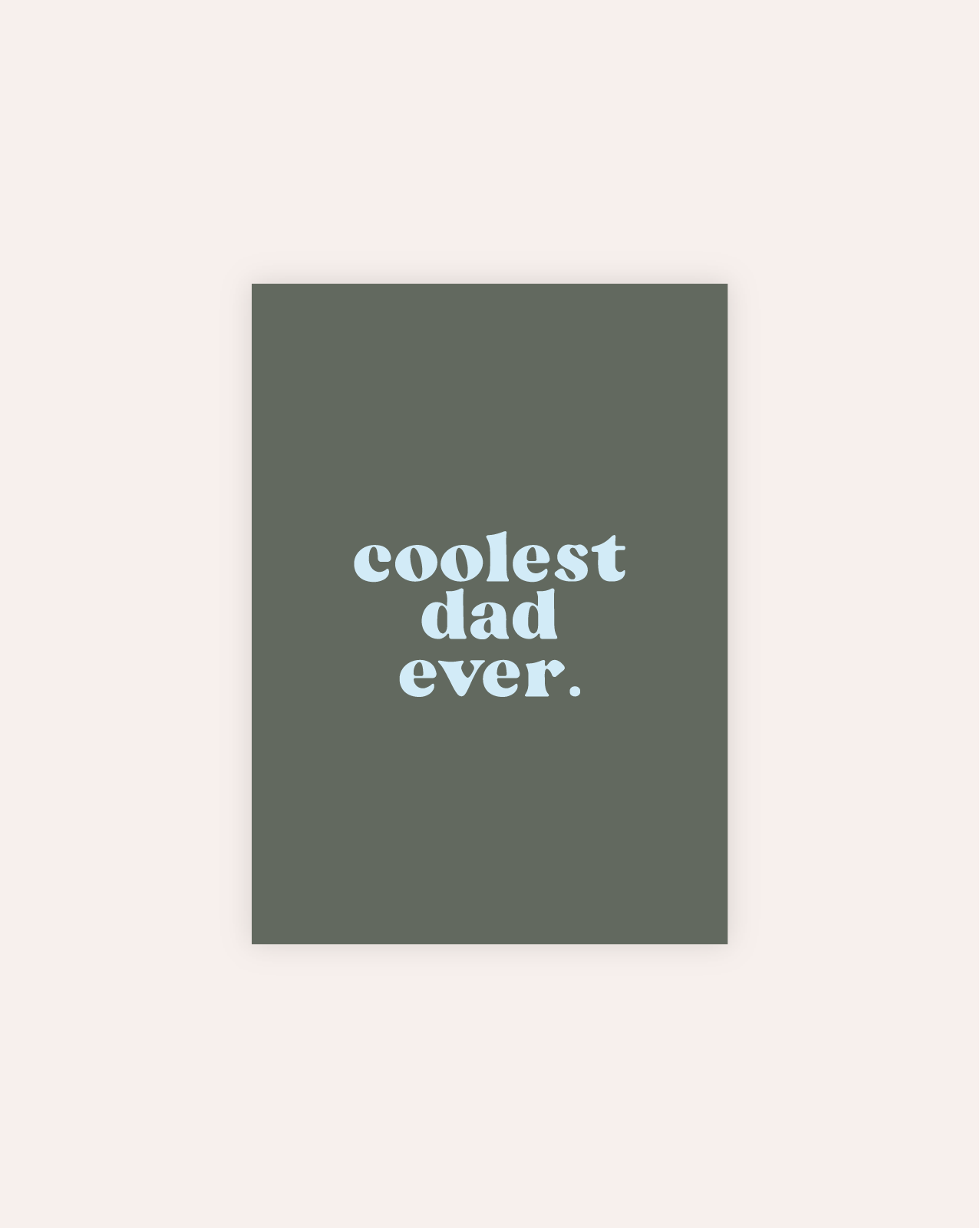 Coolest Dad Ever Postkarte