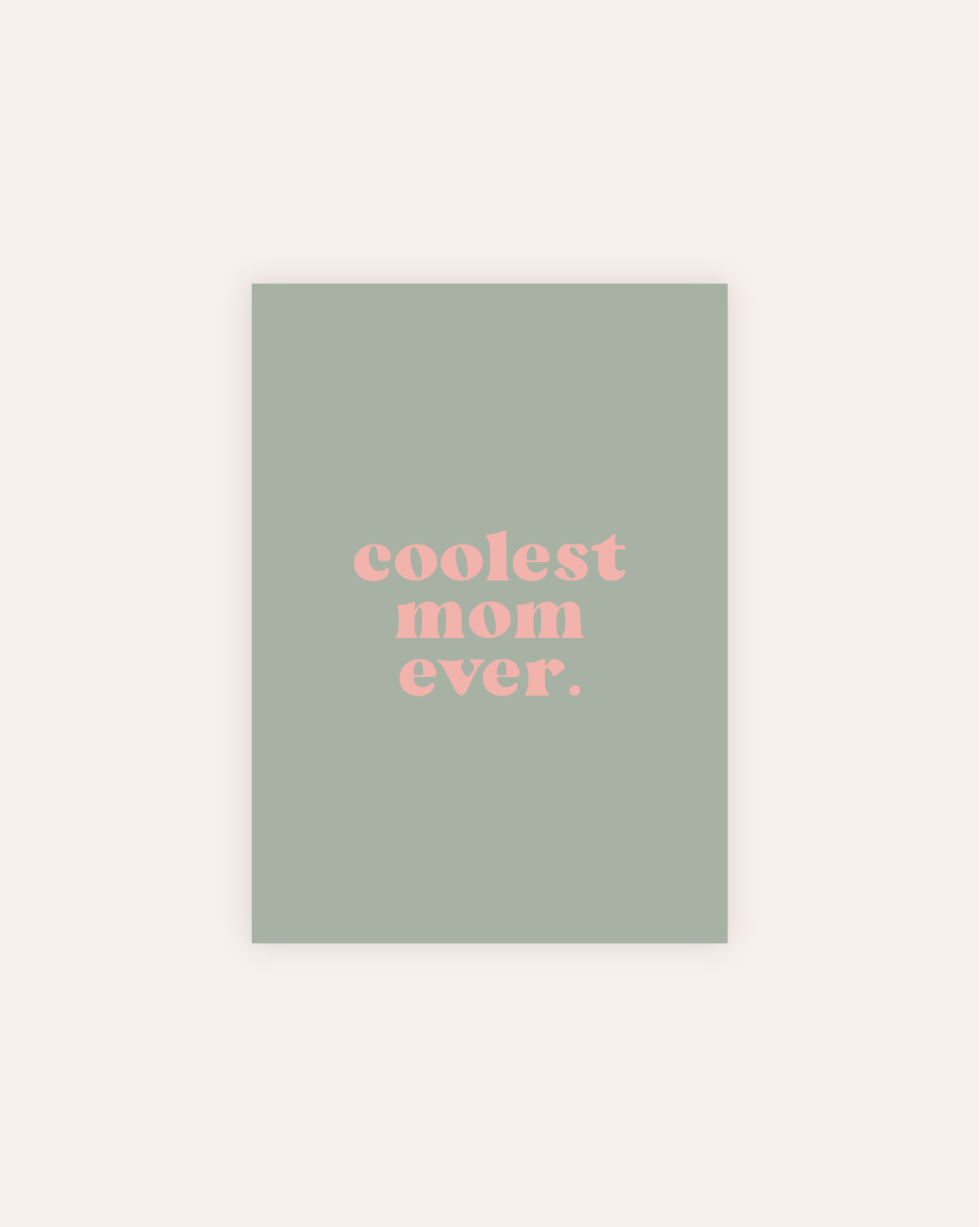 Coolest Mom Ever Postkarte