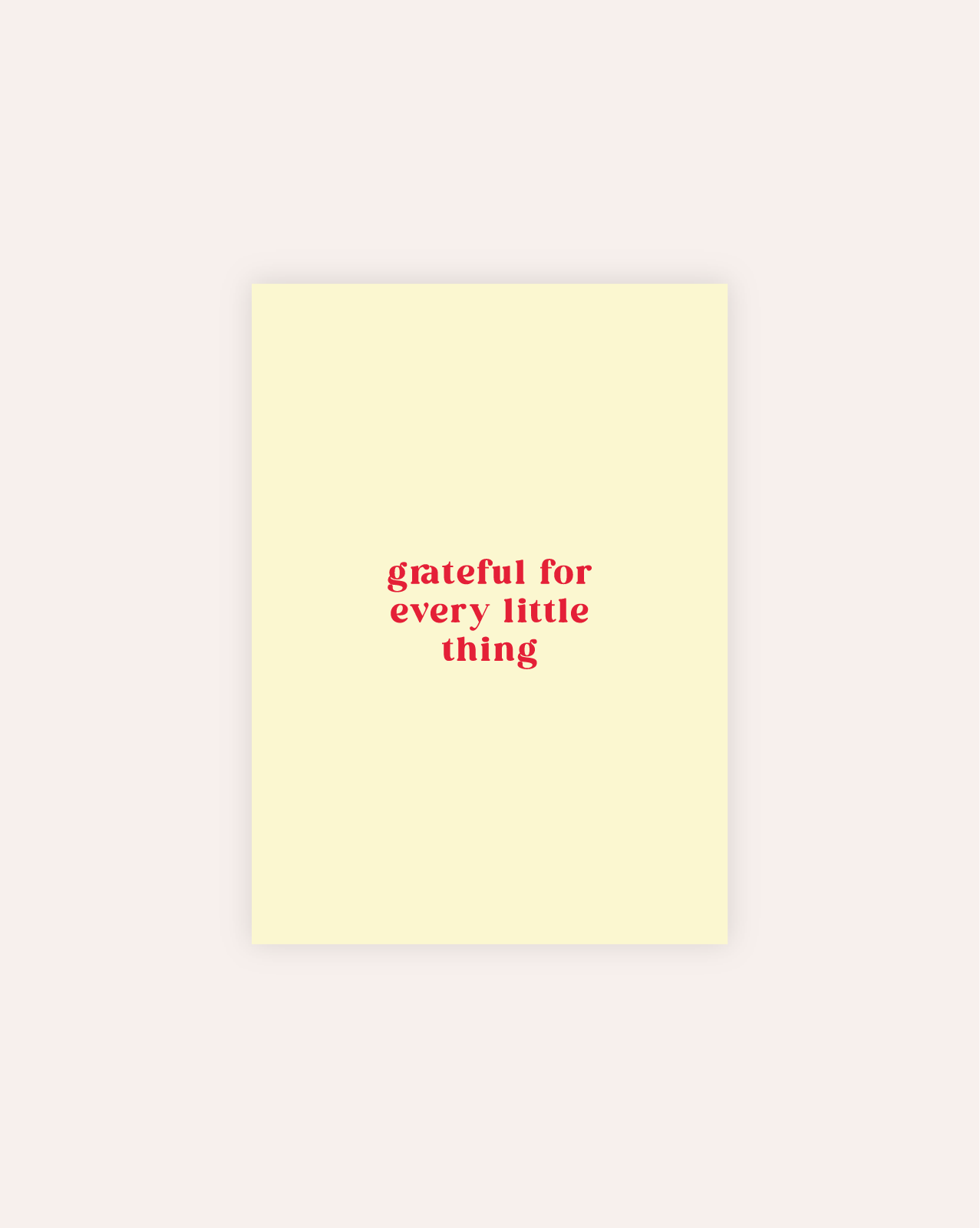 Grateful Postkarte