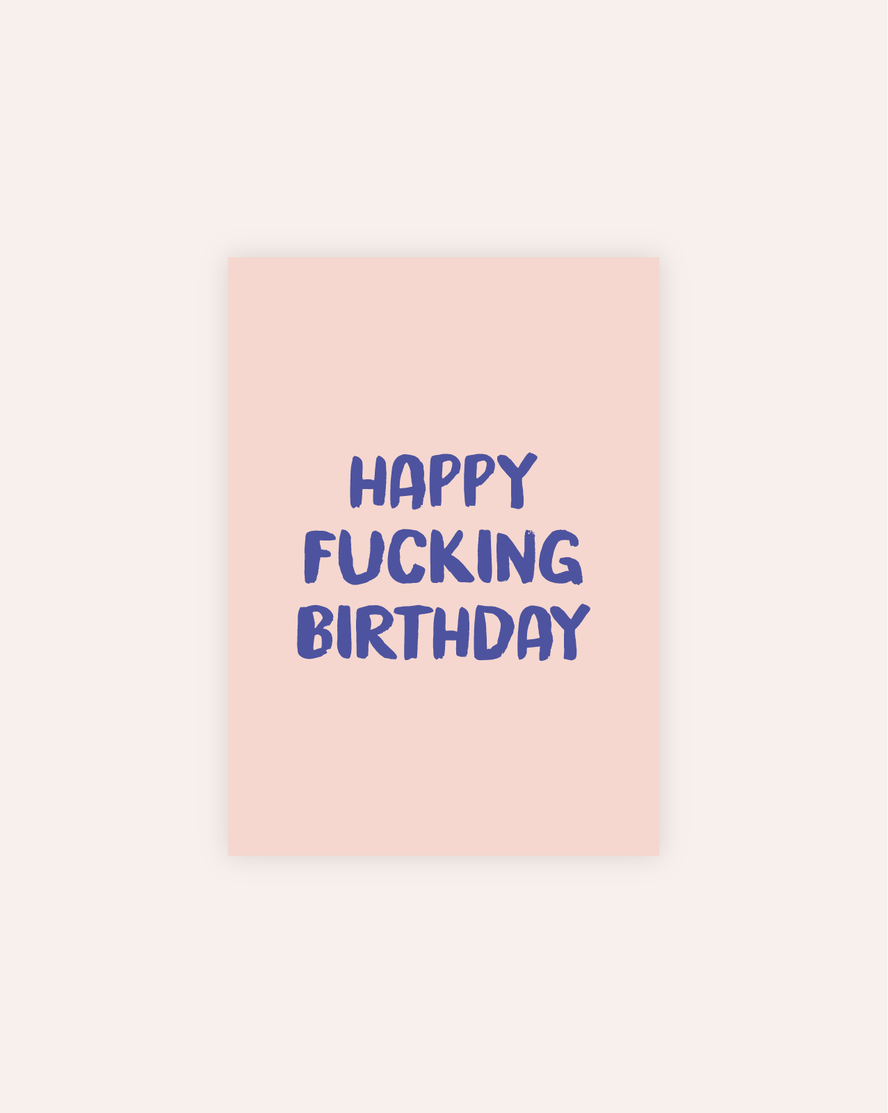 Happy Fucking Birthday Postkarte