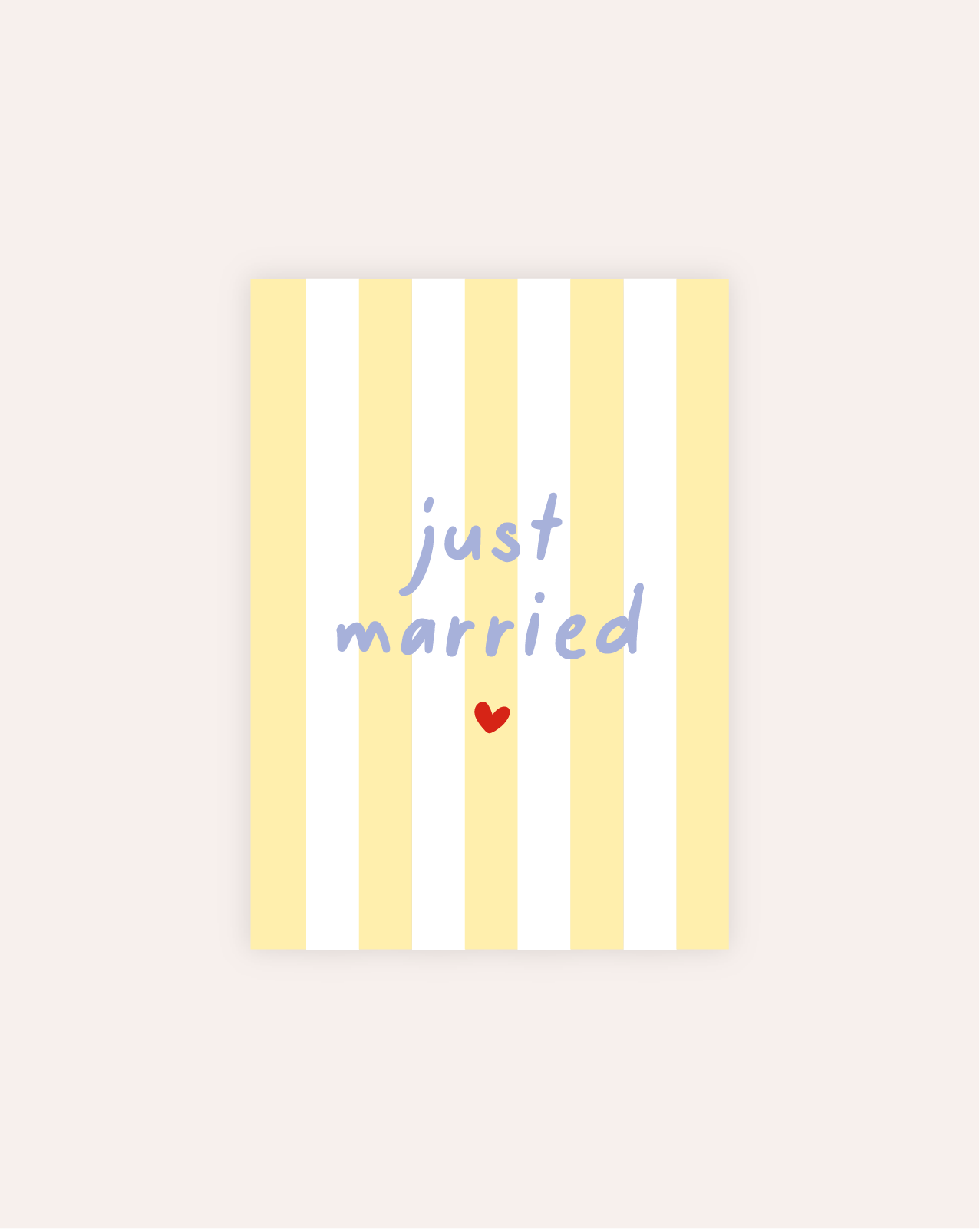 Just Married Postkarte