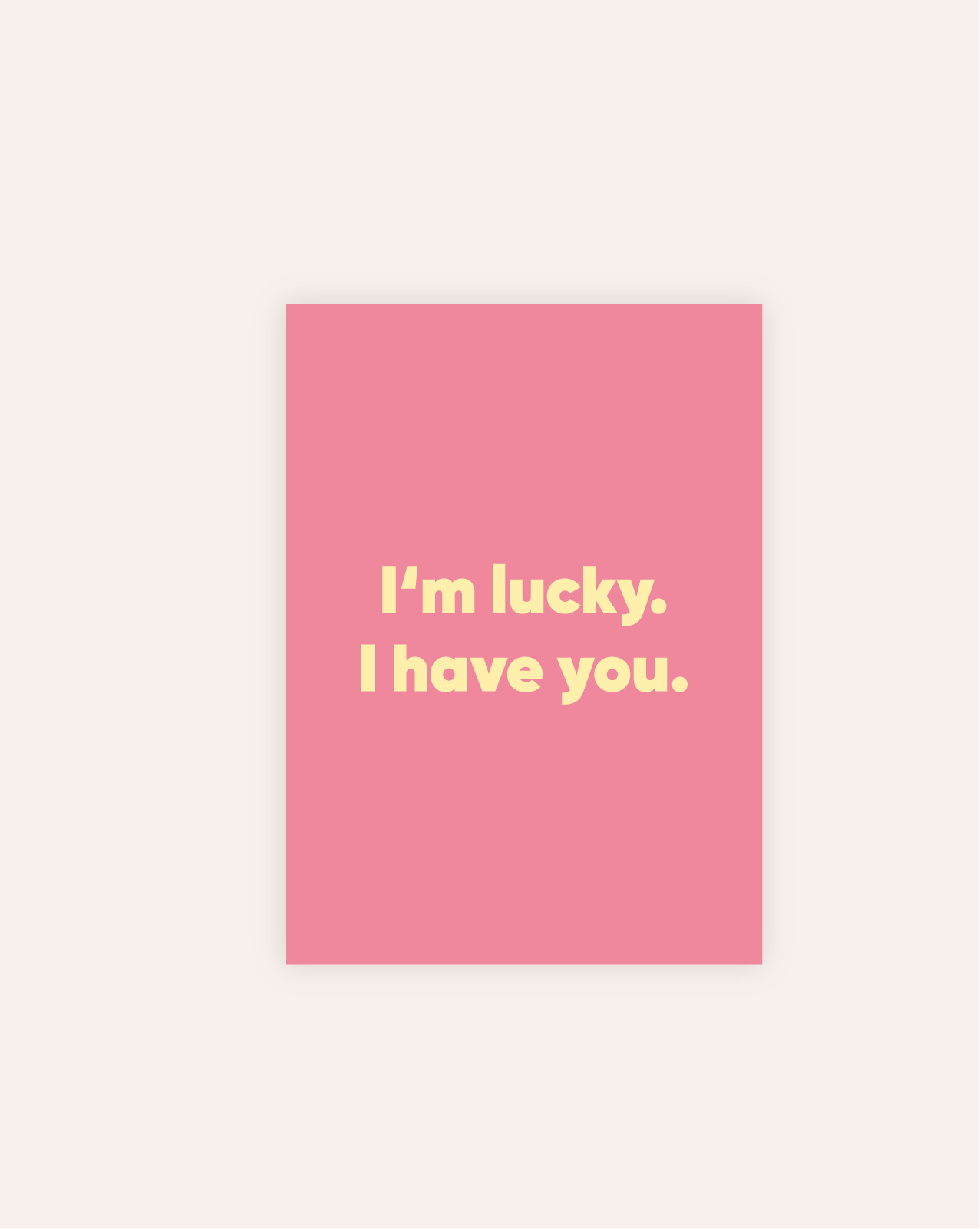 I'm Lucky Postkarte