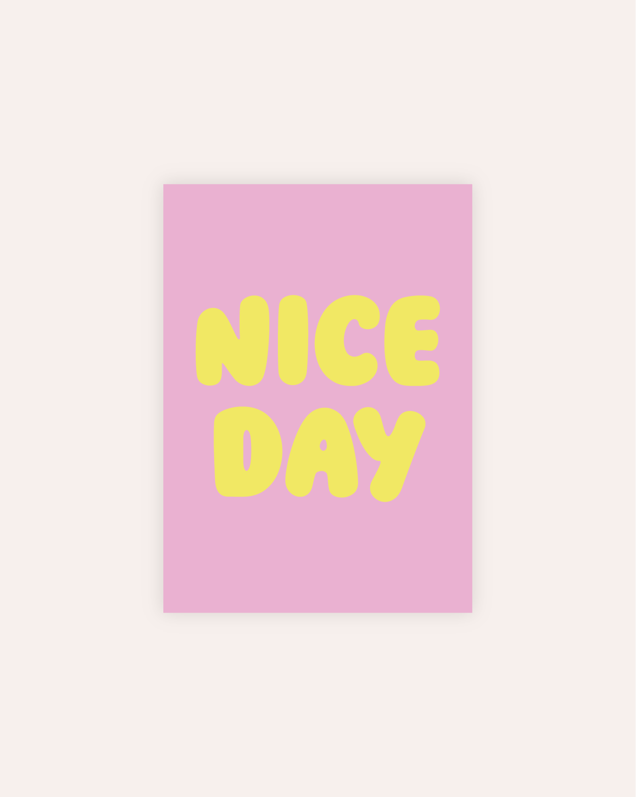Nice Day Postkarte