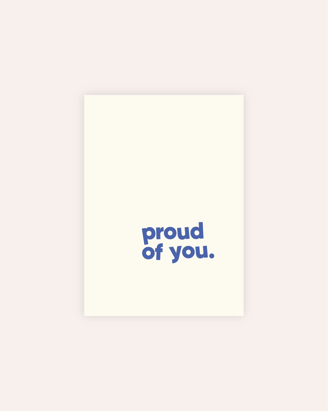 Proud Of You Postkarte