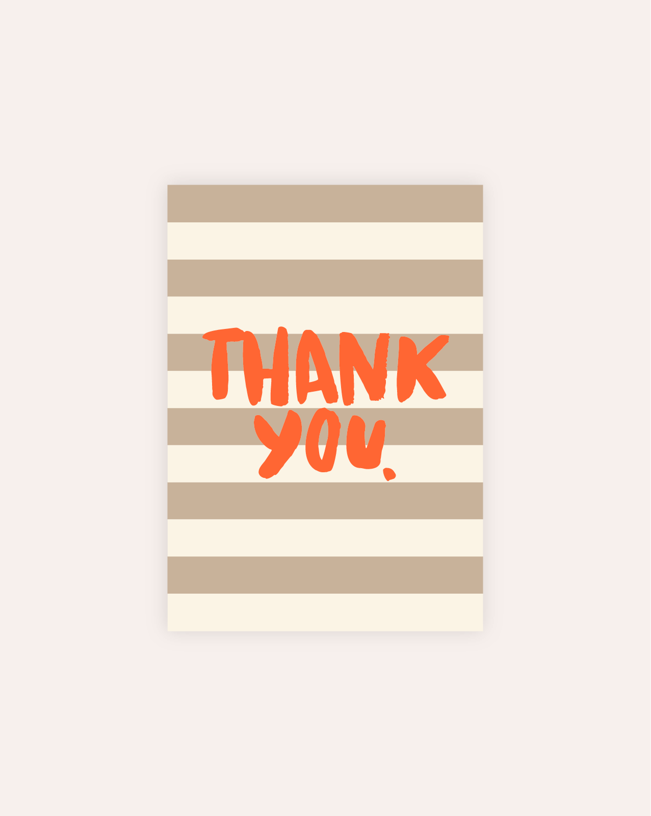 Thank You Neon Postkarte