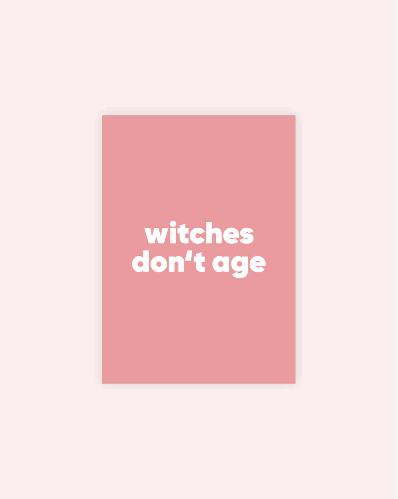 Witches Don't Age Postkarte