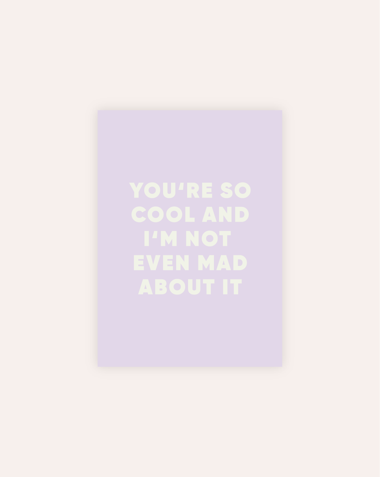 You're So Cool Postkarte
