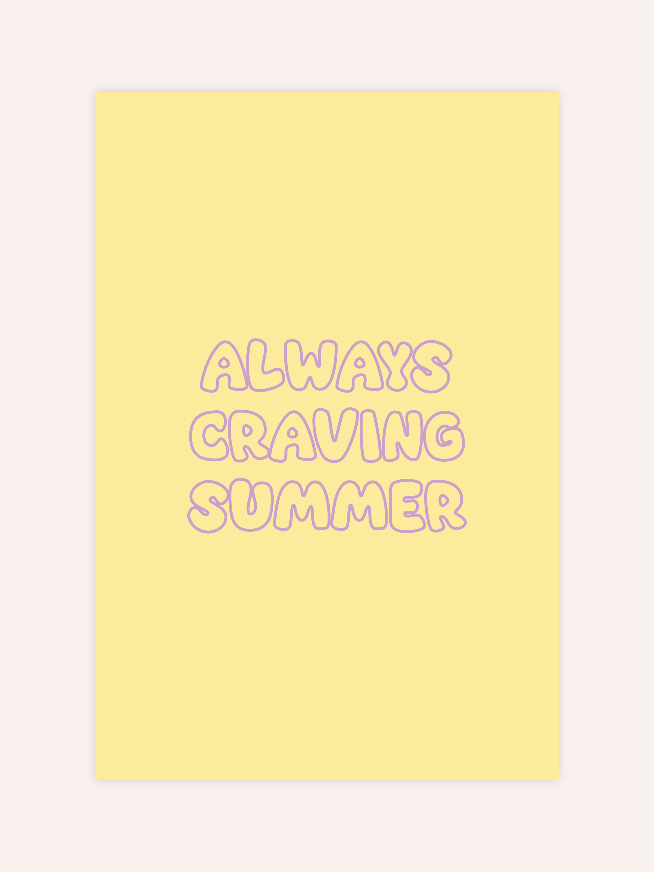 Always Craving Summer Poster